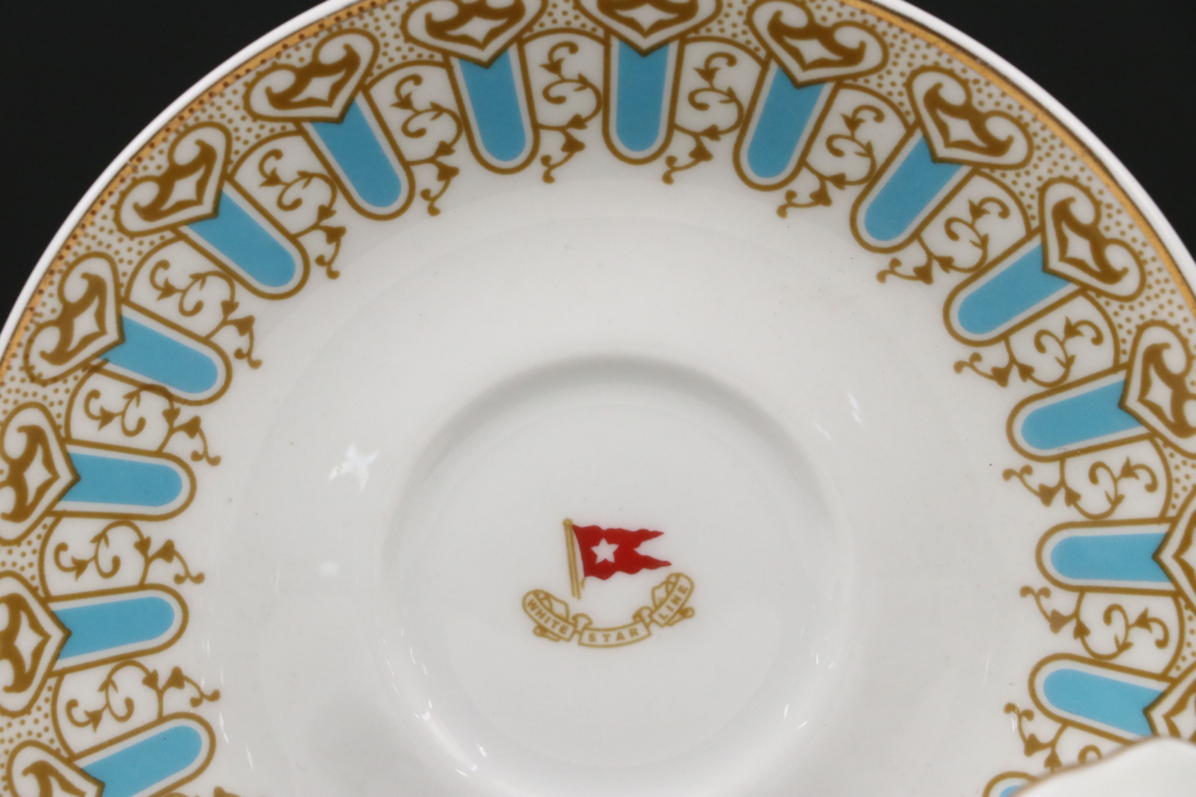 RMS Titanic Tile with Movie Prop Plate, Creamer, Saucer and More