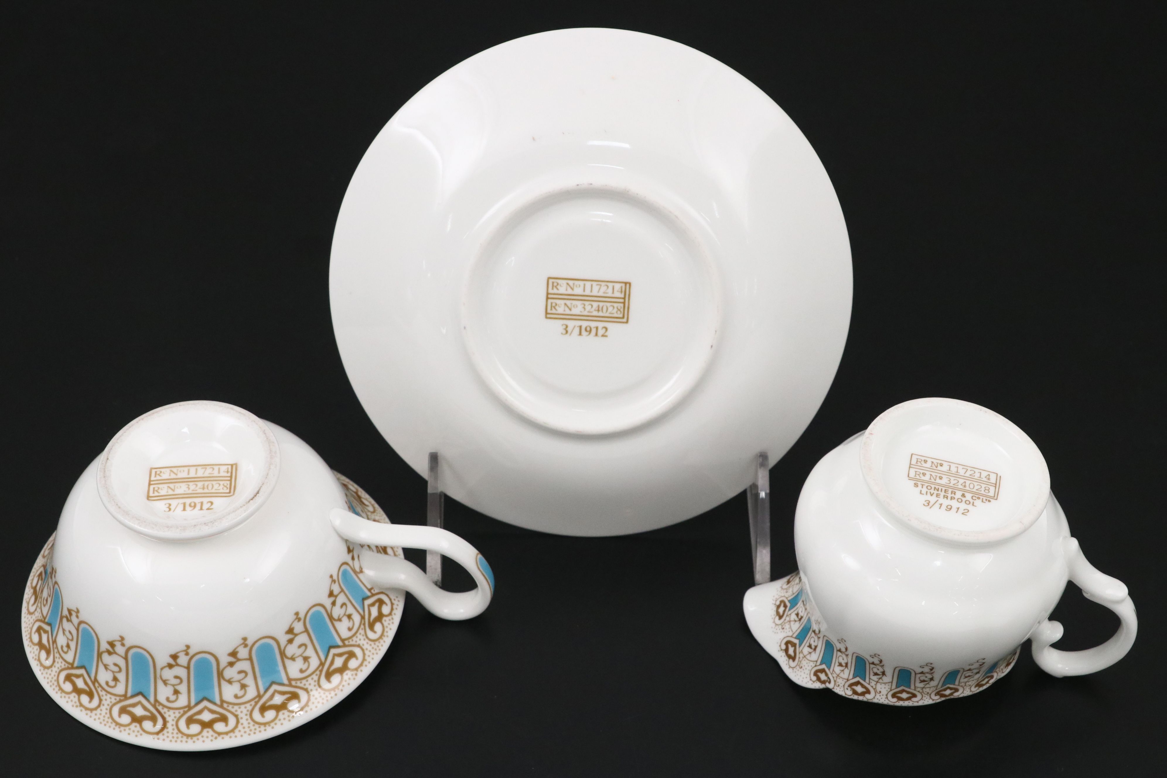 RMS Titanic Tile with Movie Prop Plate, Creamer, Saucer and More