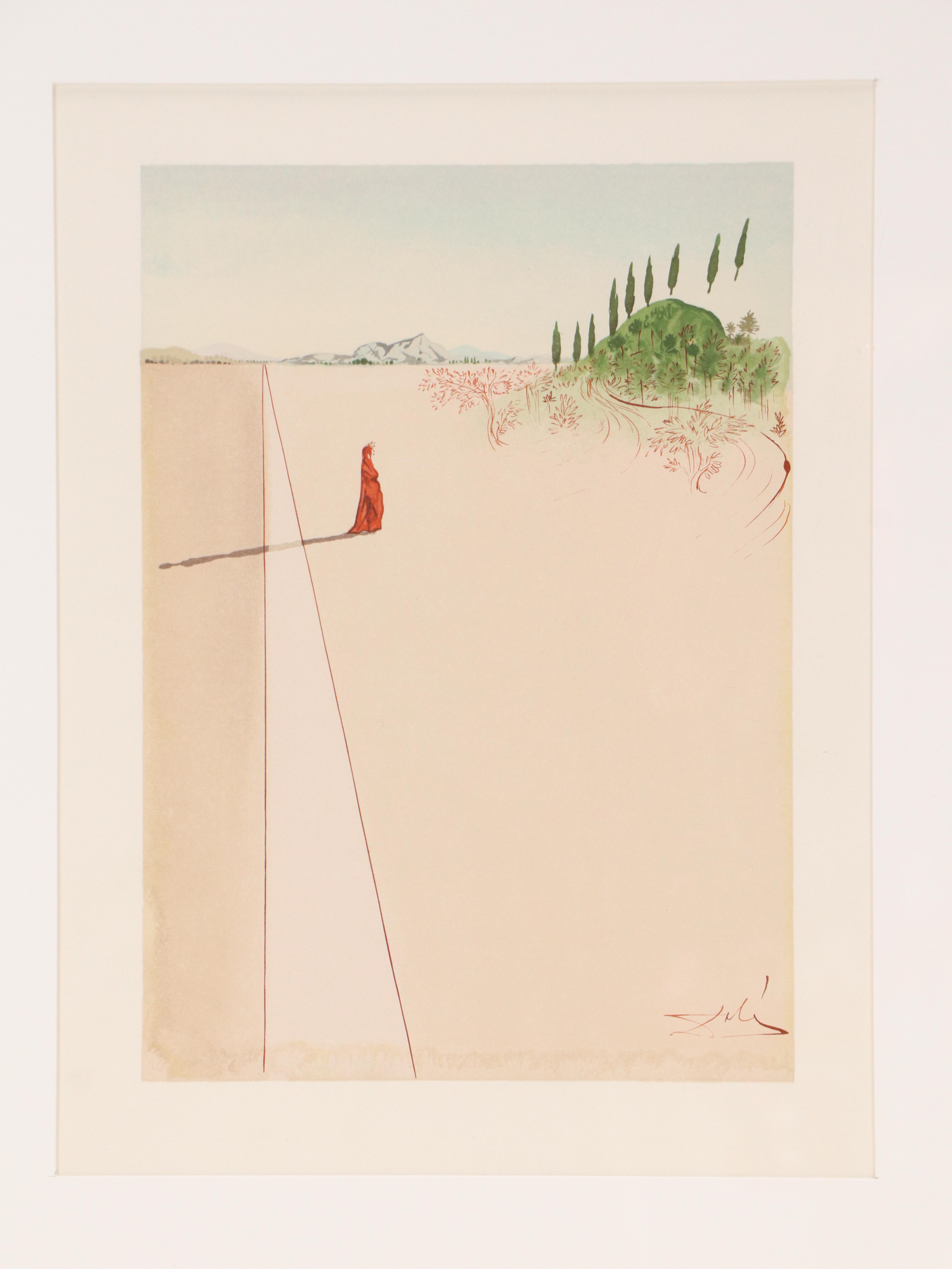 Salvador Dalí Wood Engraving "Départ pour le Grand Voyage," 1960-64