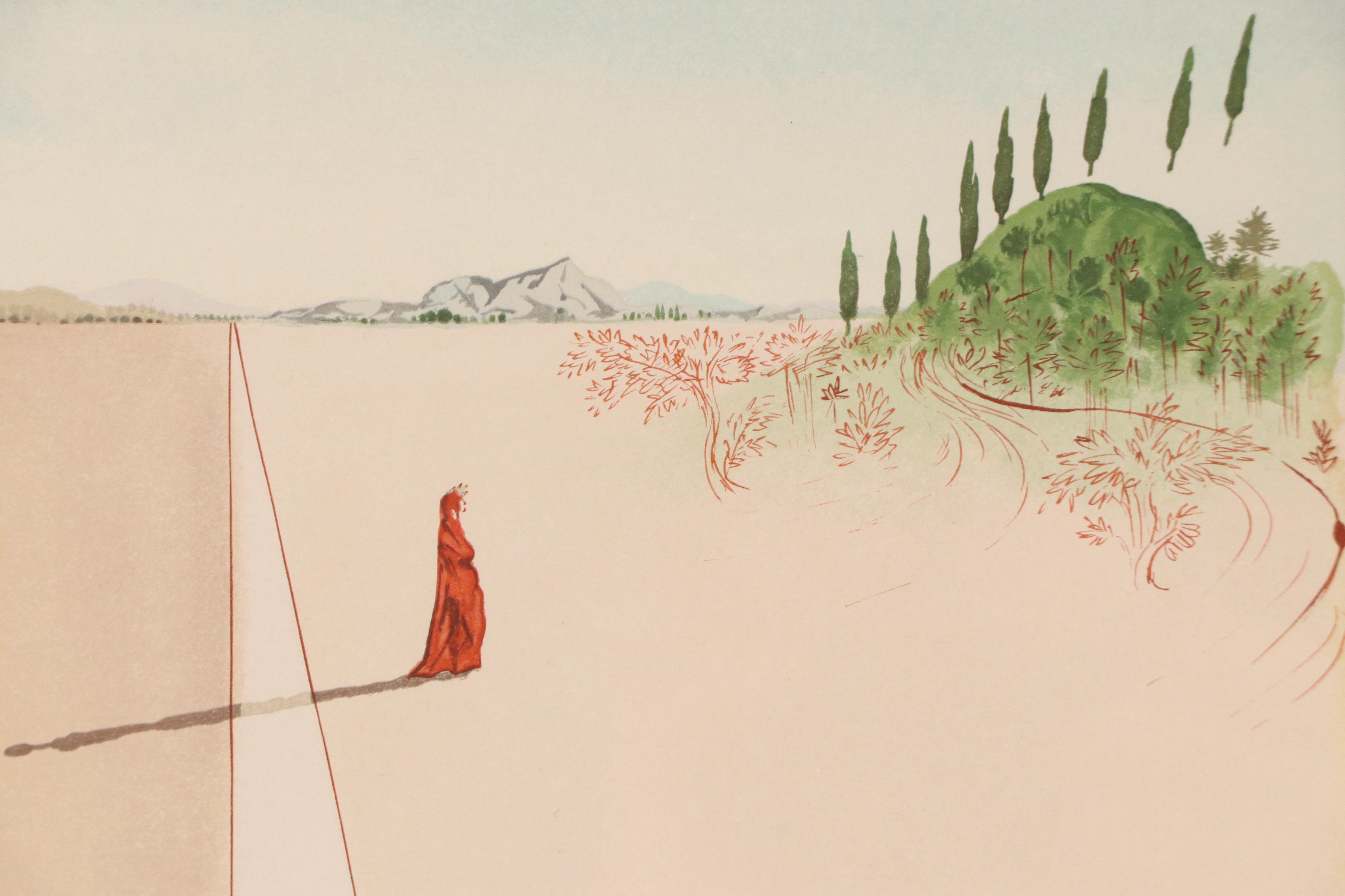 Salvador Dalí Wood Engraving "Départ pour le Grand Voyage," 1960-64