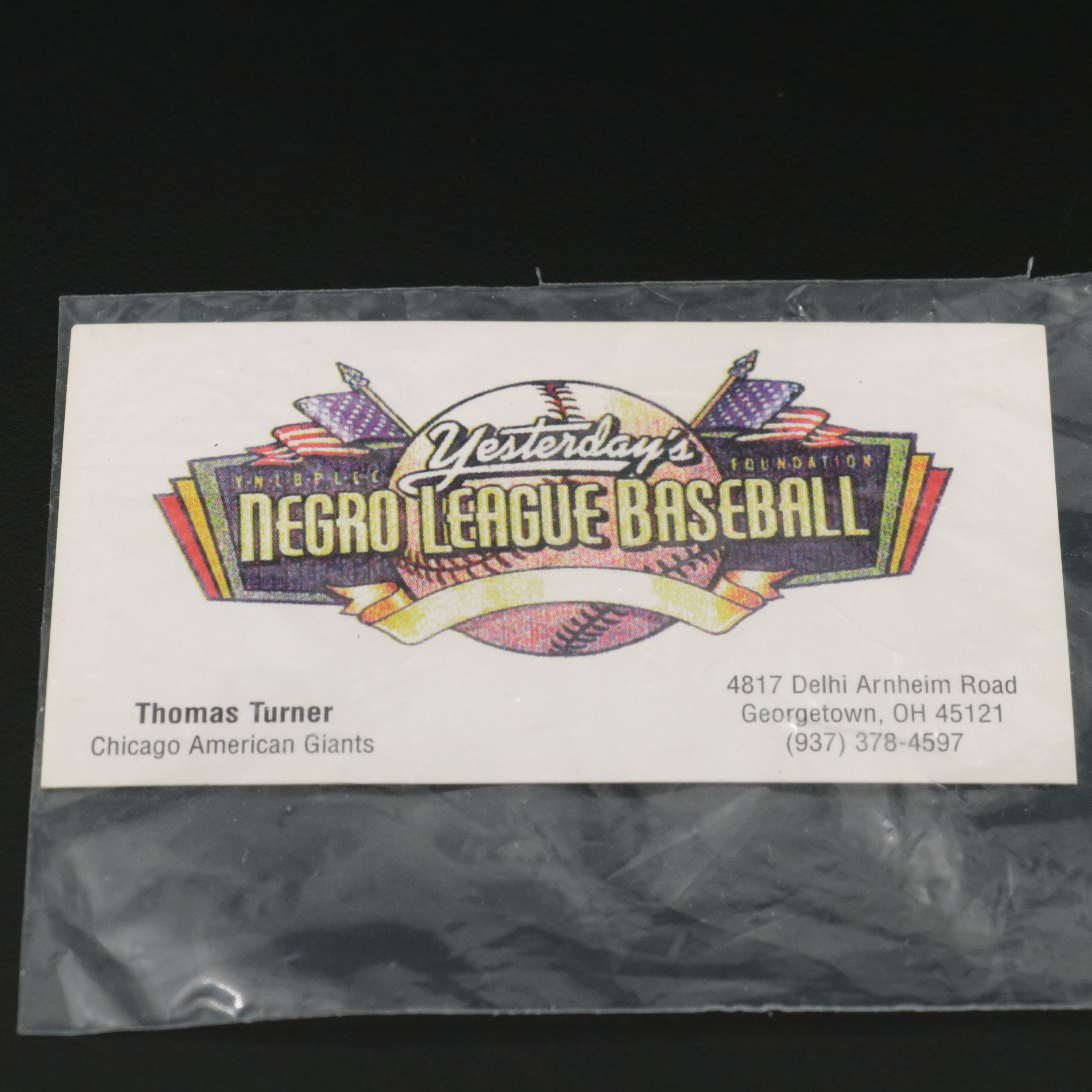 Hank Aaron Signed Photo and Thomas Turner Signature, Baseball Negro League