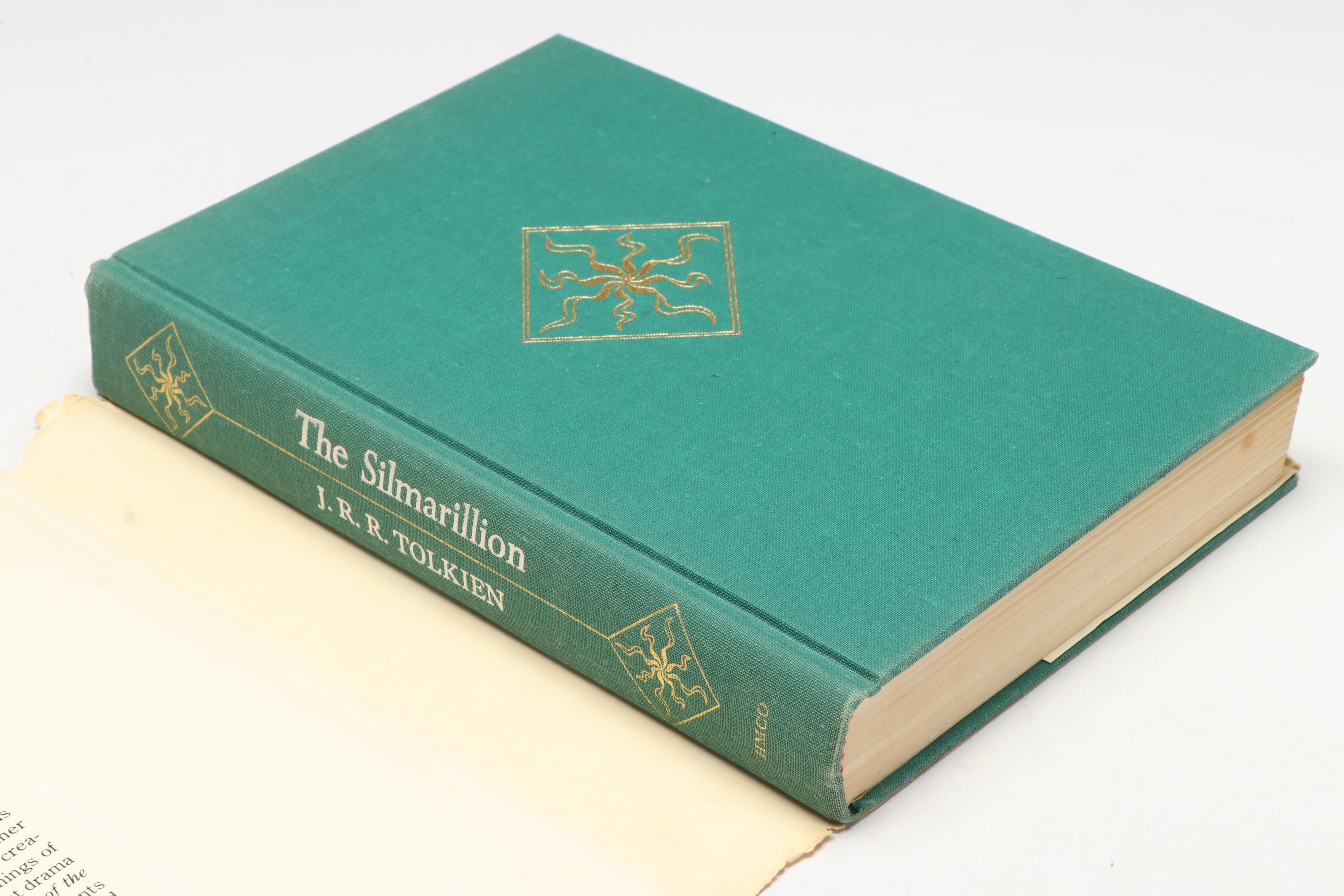 First American Edition "The Silmarillion" by J. R. R. Tolkien with Map, 1977