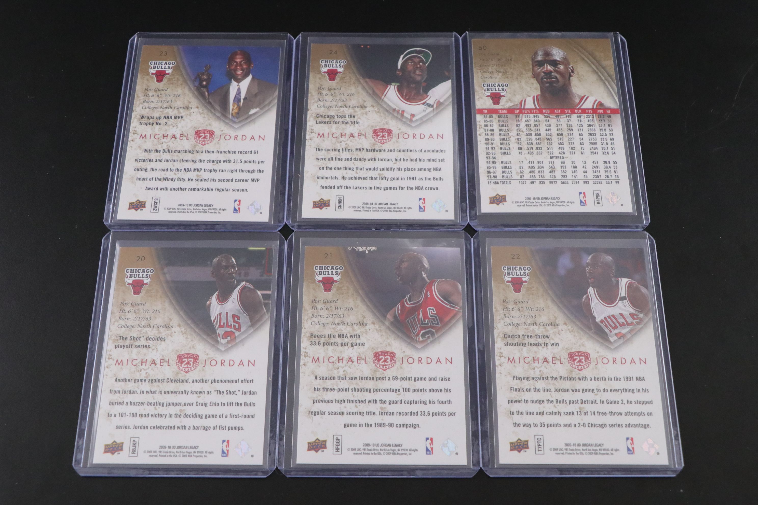 Michael Jordan NBA Trading Card Collection, 1989–2009