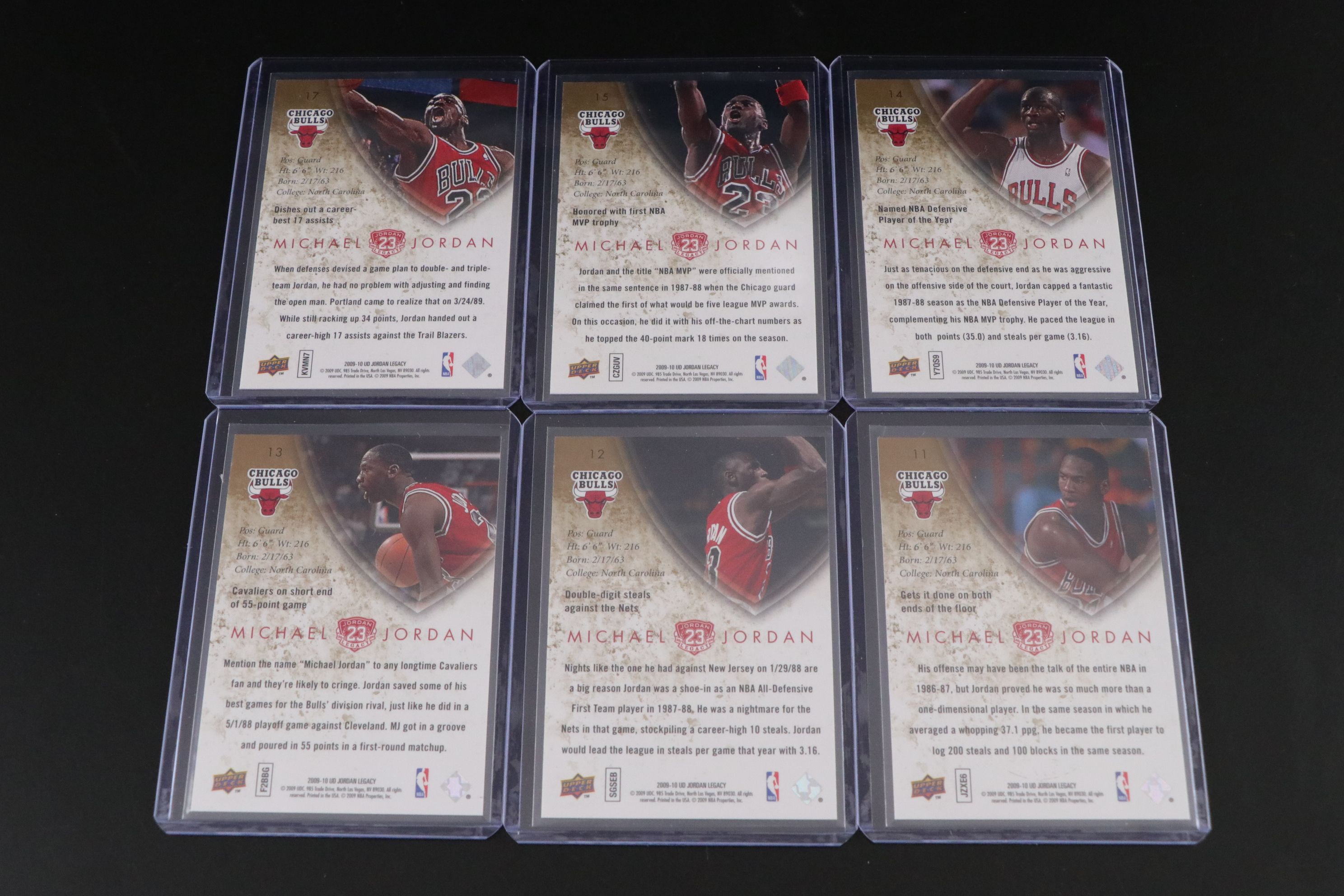 Michael Jordan NBA Trading Card Collection, 1989–2009