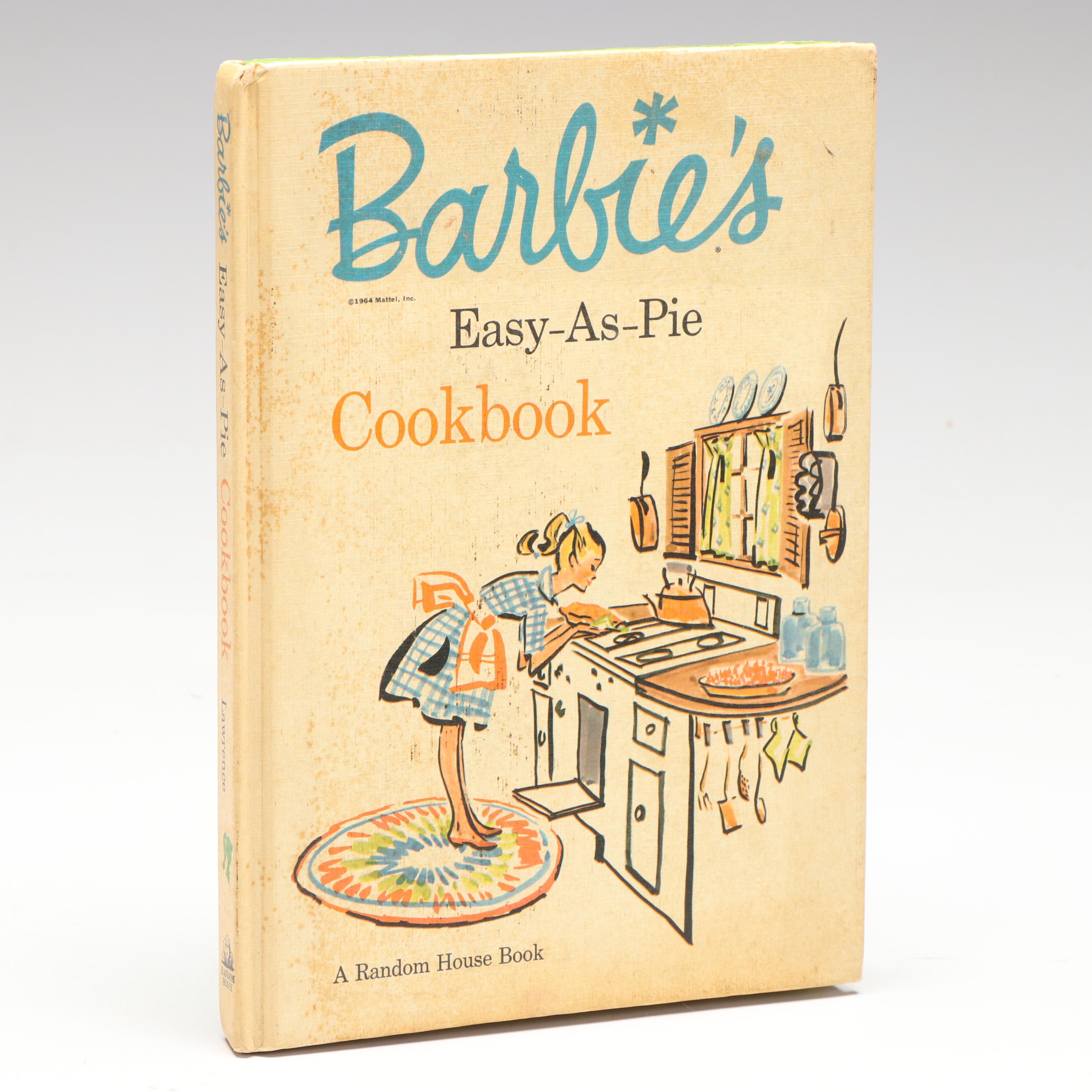 First Printing "Barbie's Easy-As-Pie Cookbook" by Cynthia Lawrence, 1964