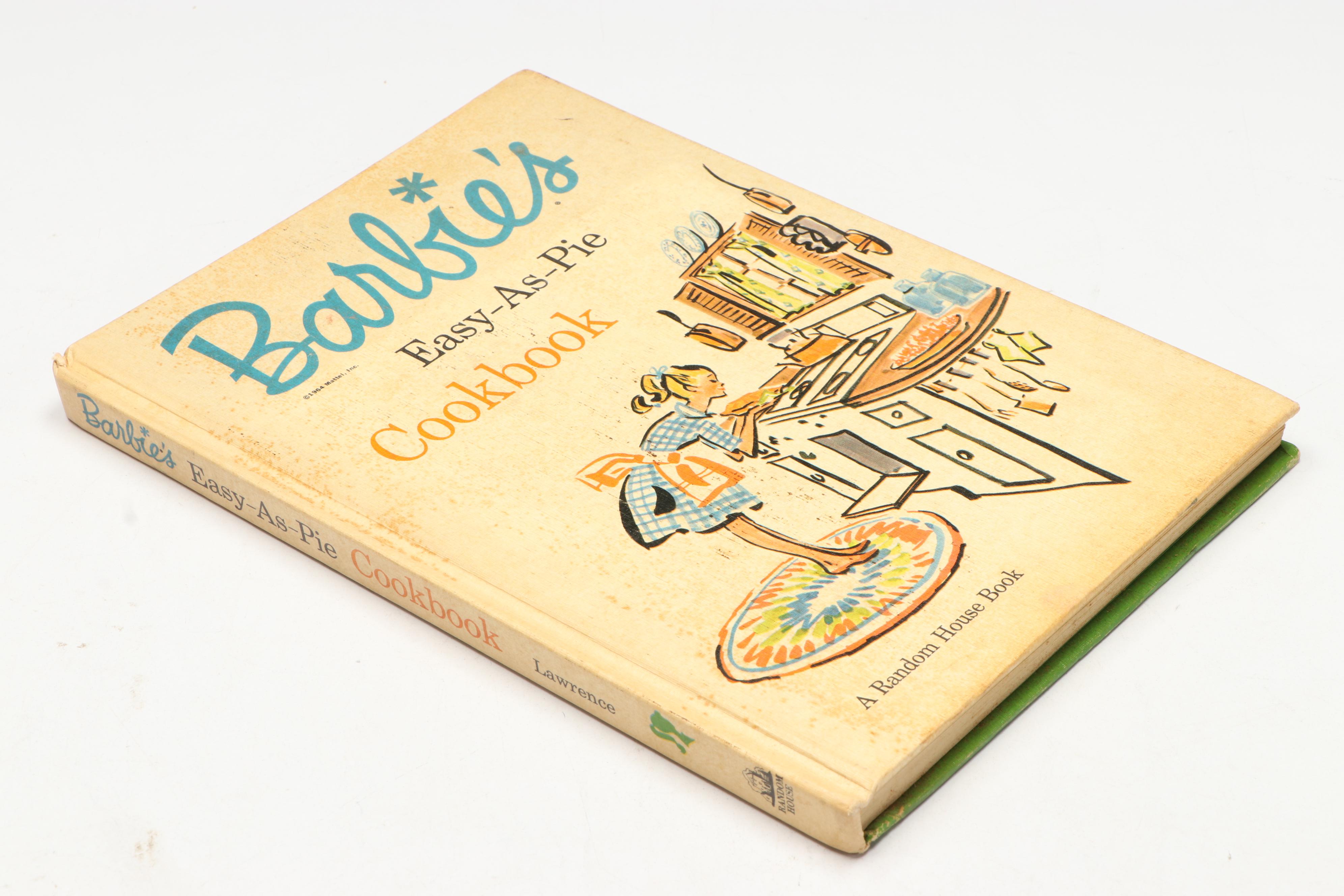 First Printing "Barbie's Easy-As-Pie Cookbook" by Cynthia Lawrence, 1964