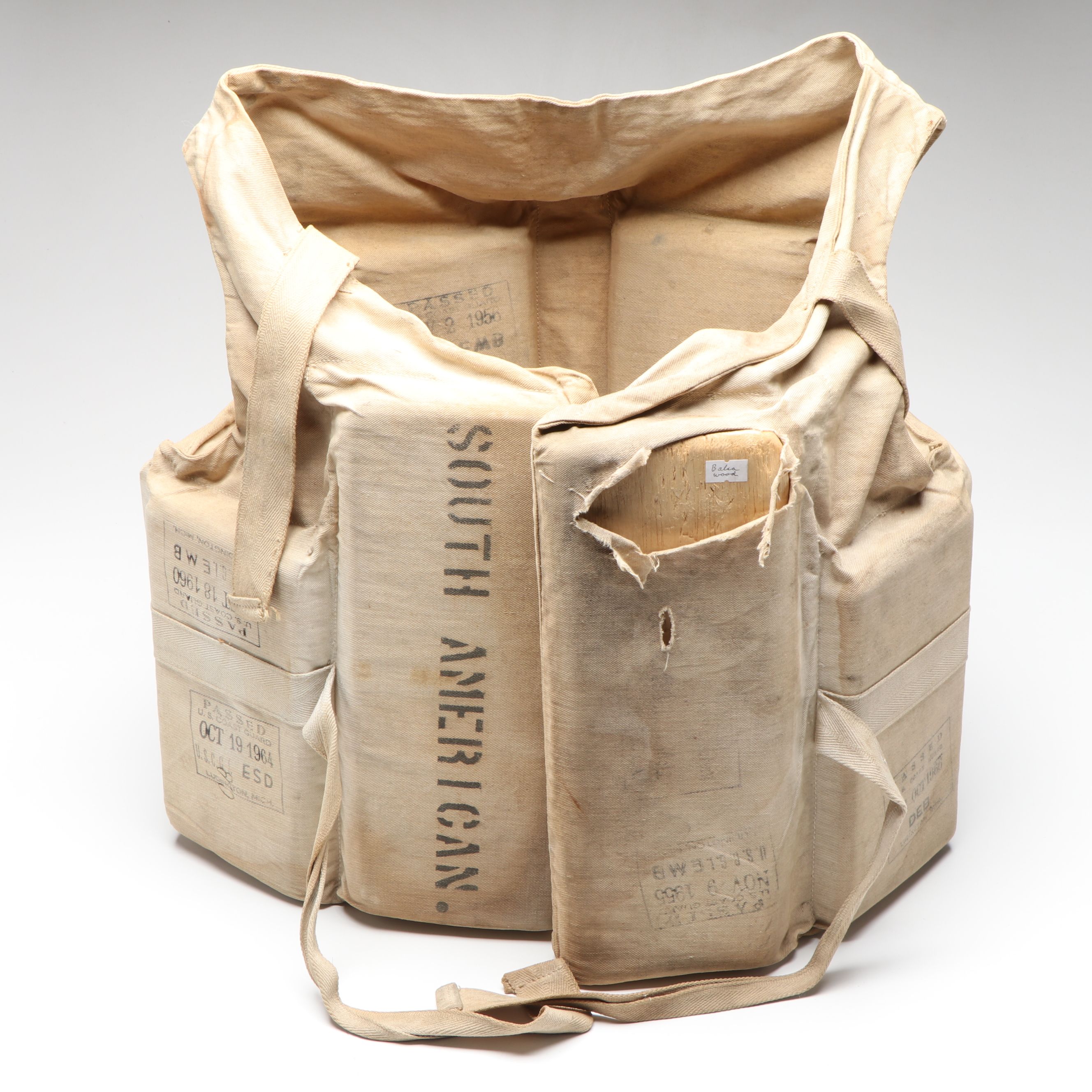 S.S. South American Life Jacket, Mid-20th Century