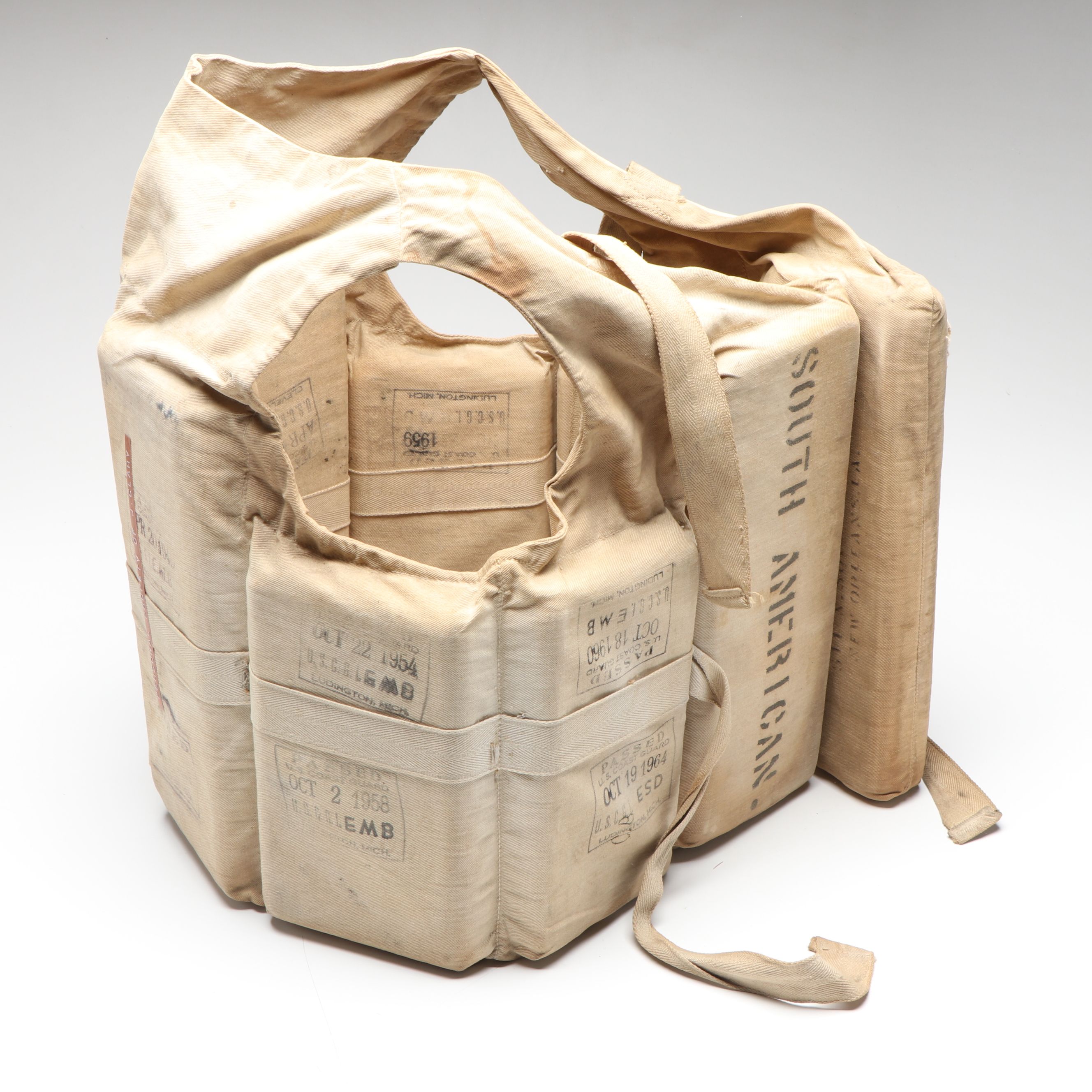 S.S. South American Life Jacket, Mid-20th Century