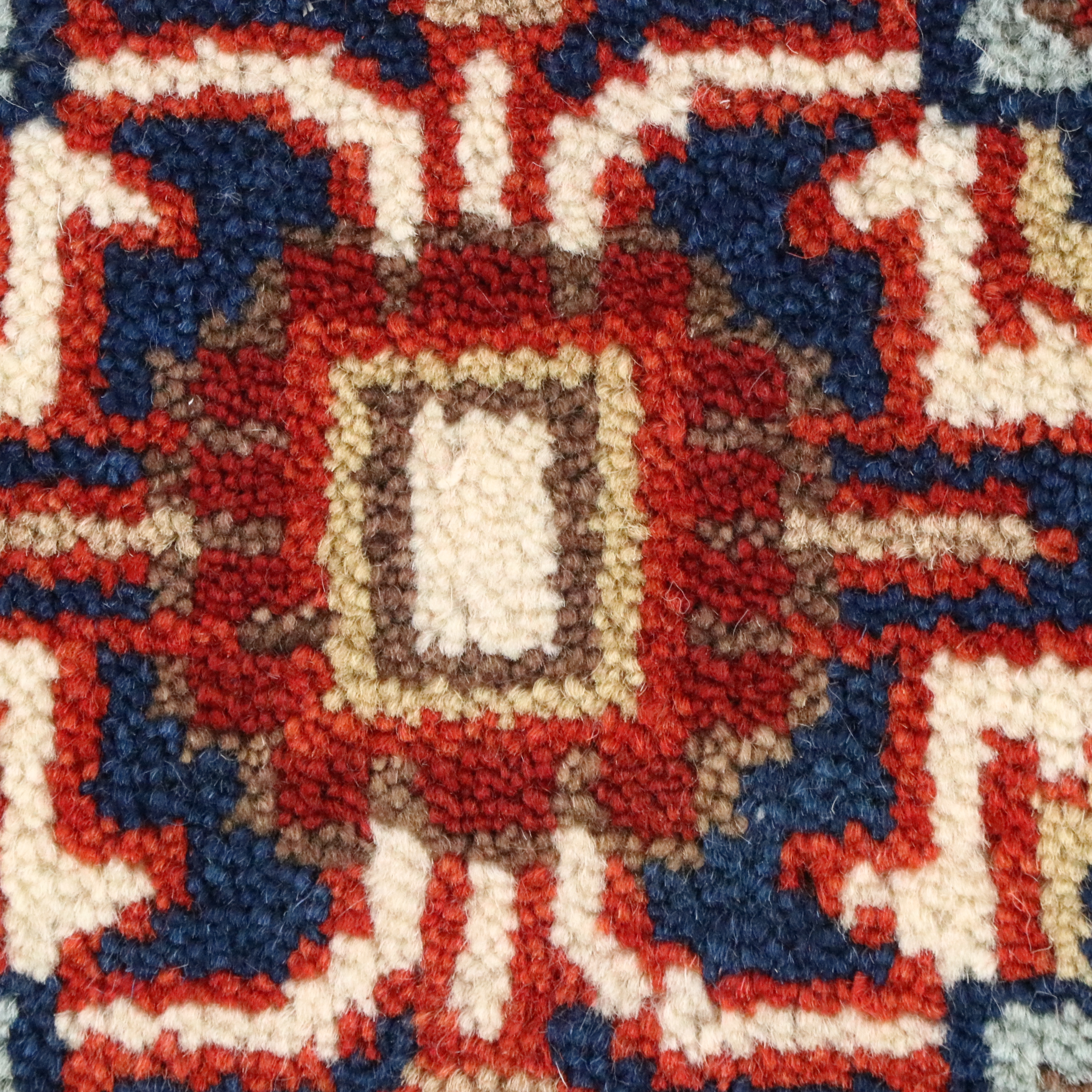 2'8 x 10'1 Hand-Knotted Indo-Persian Serapi Carpet Runner