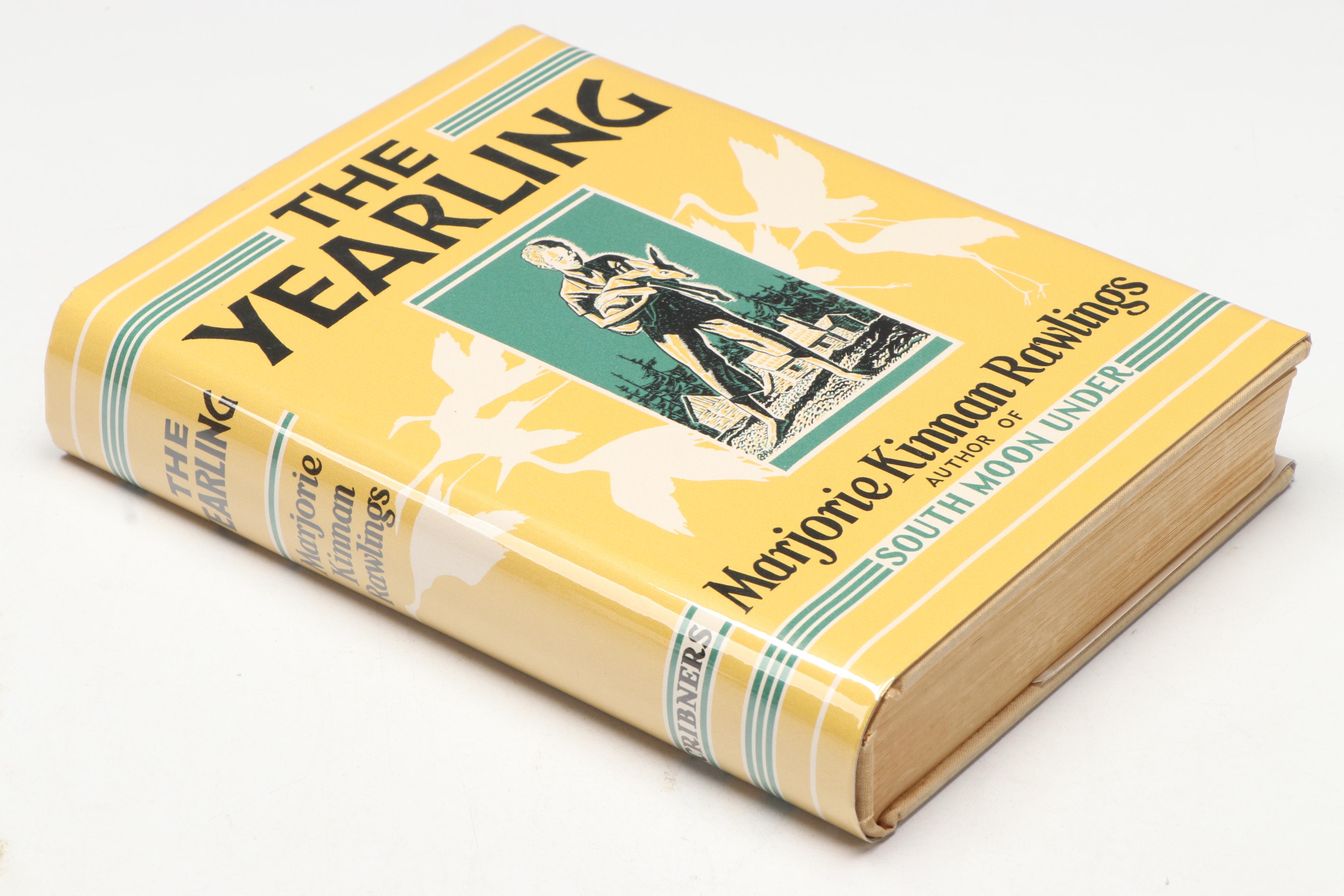 First Edition "The Yearling" by Marjorie Kinnan Rawlings, 1938