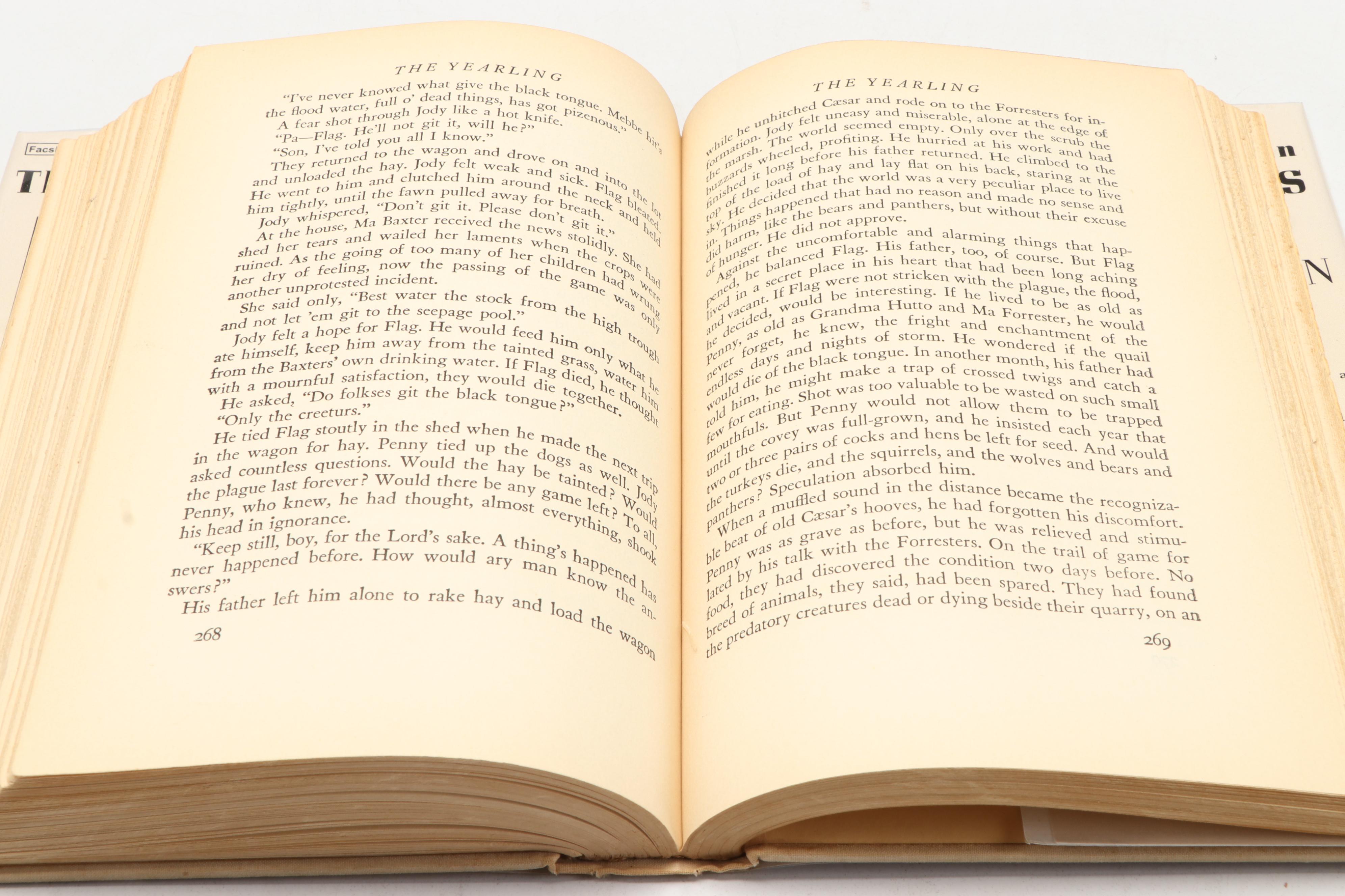 First Edition "The Yearling" by Marjorie Kinnan Rawlings, 1938