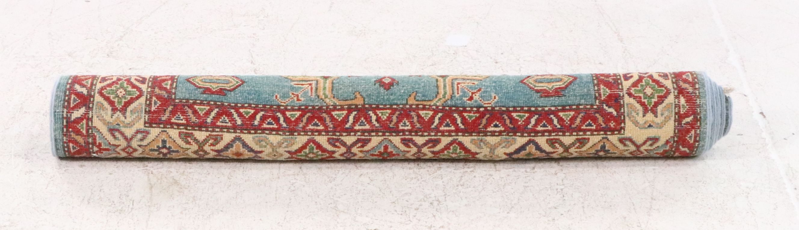 4' x 5'10 Hand-Knotted Afghan Kazak Area Rug