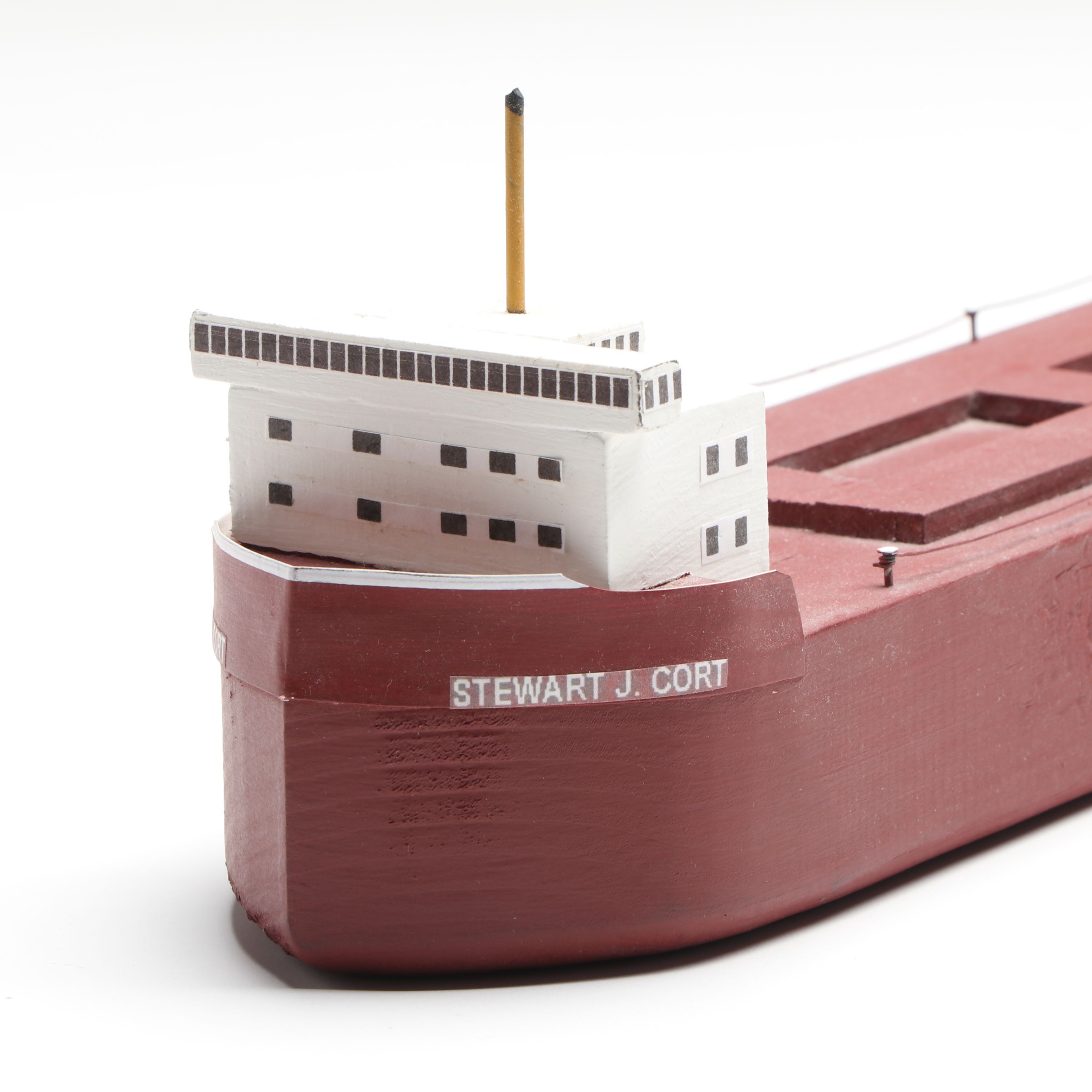 Stewart J. Cort Handcrafted Wooden Bulk Carrier