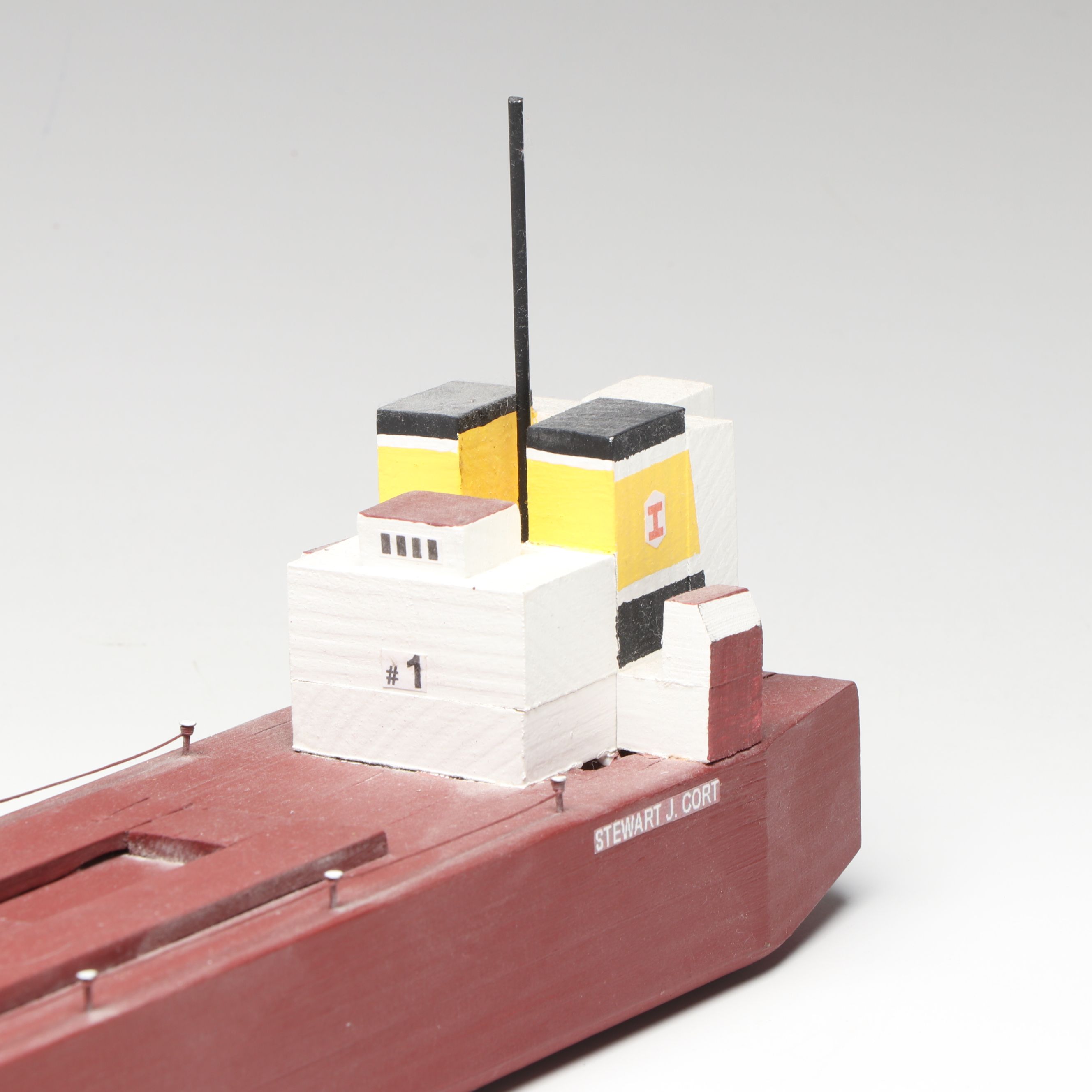 Stewart J. Cort Handcrafted Wooden Bulk Carrier