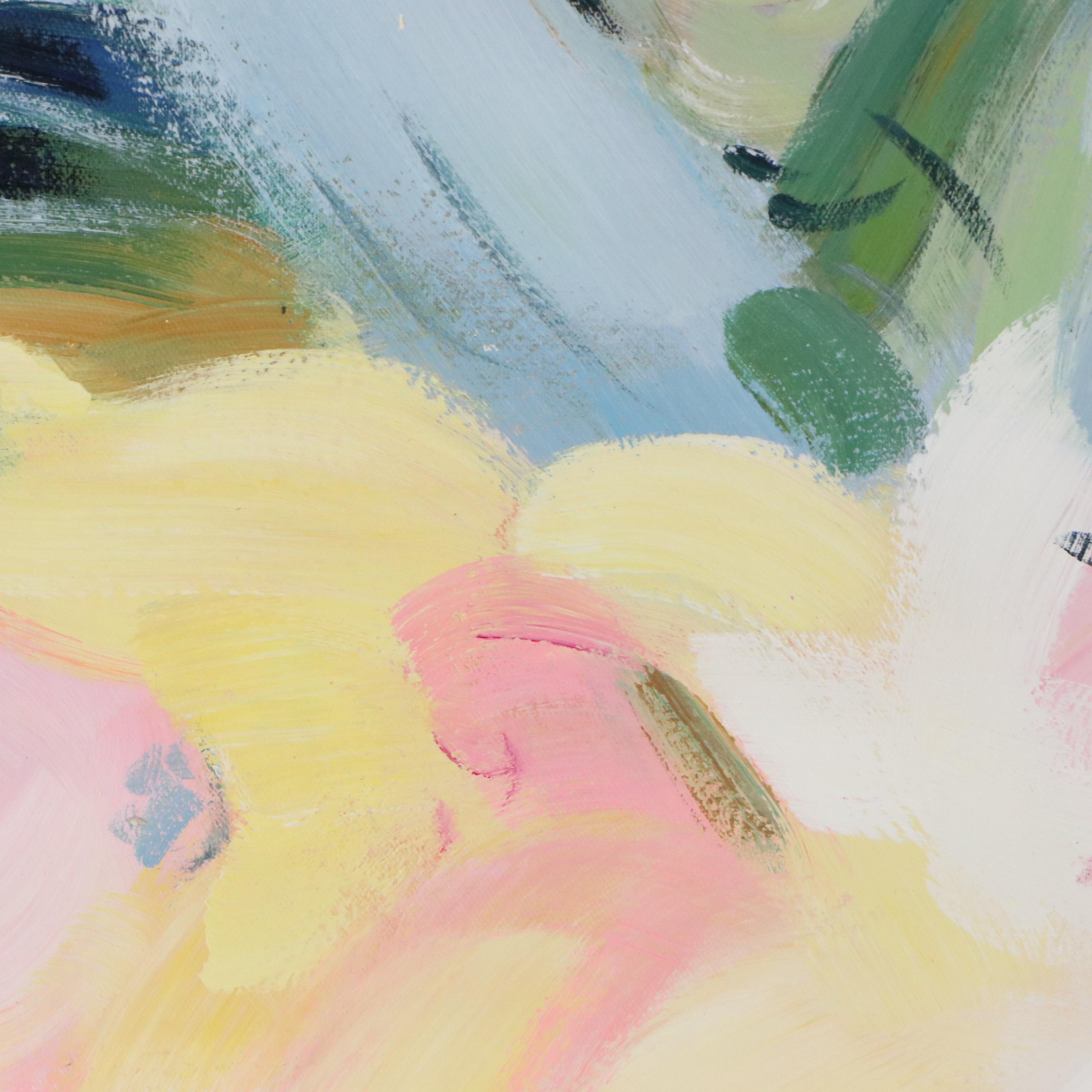 Zheng Abstract Oil Painting, 21st Century