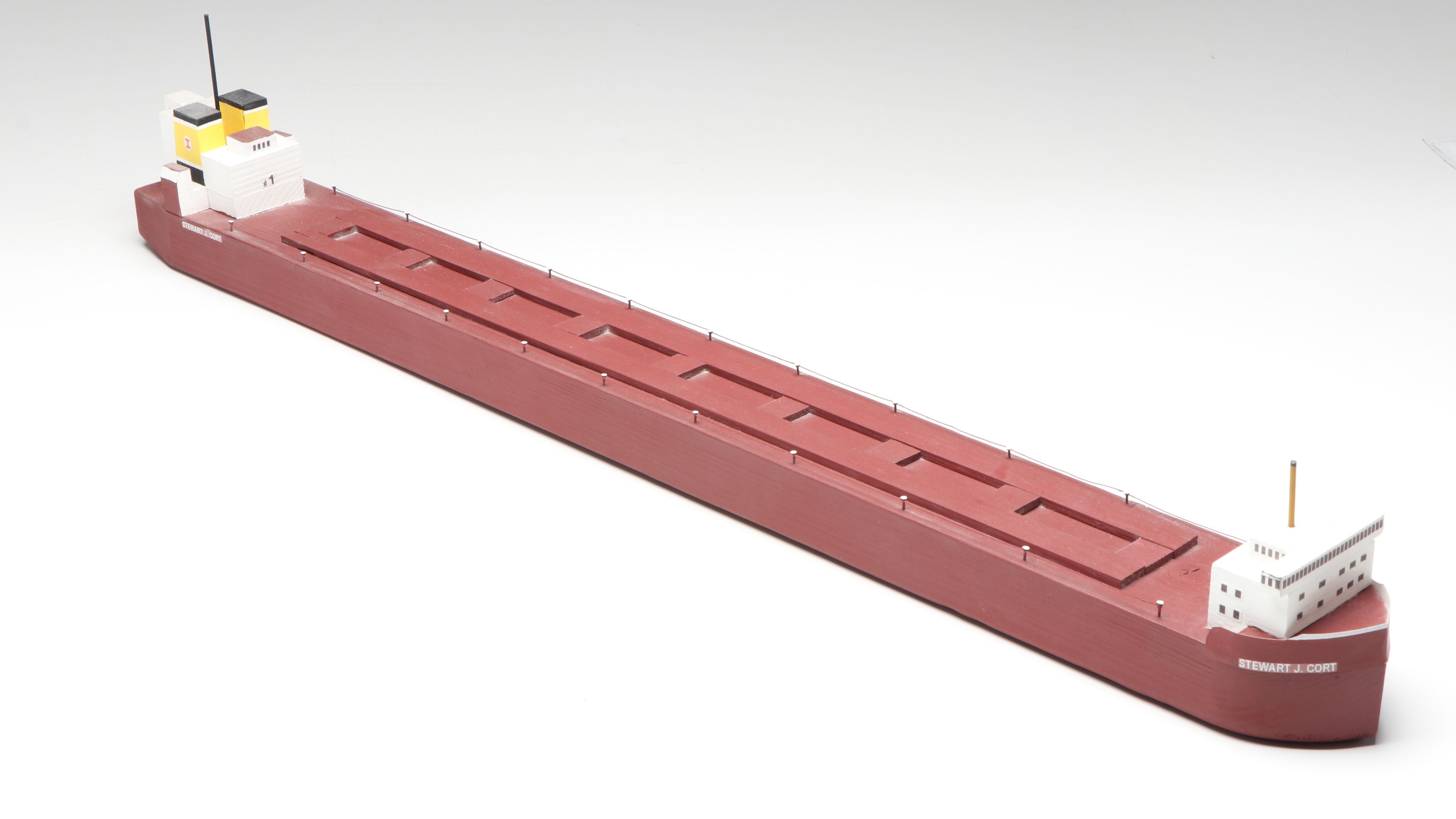 Stewart J. Cort Handcrafted Wooden Bulk Carrier