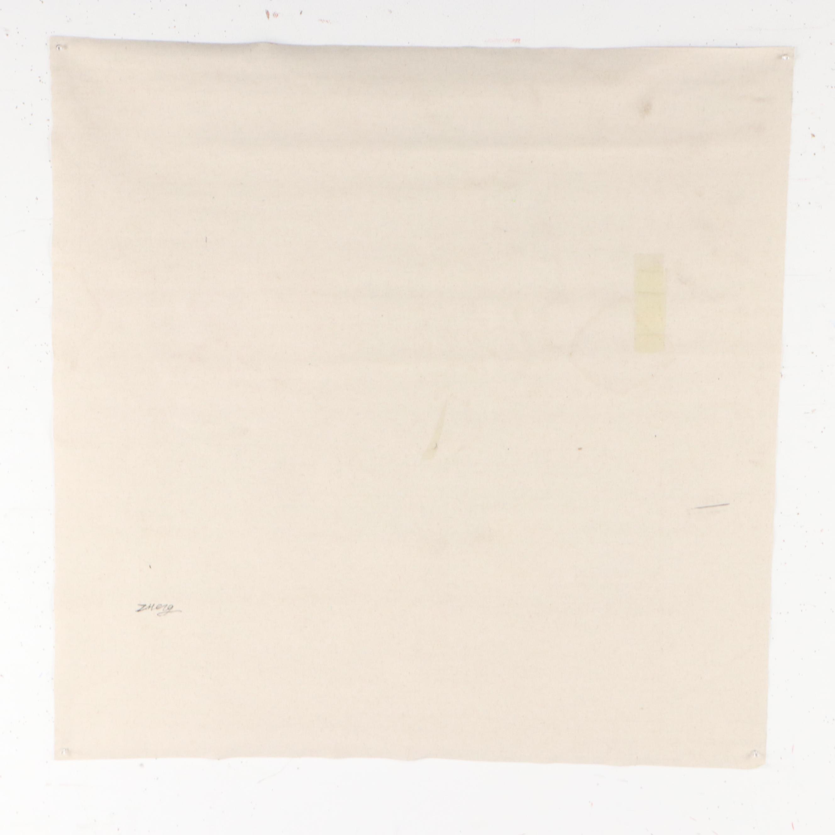 Zheng Abstract Oil Painting, 21st Century