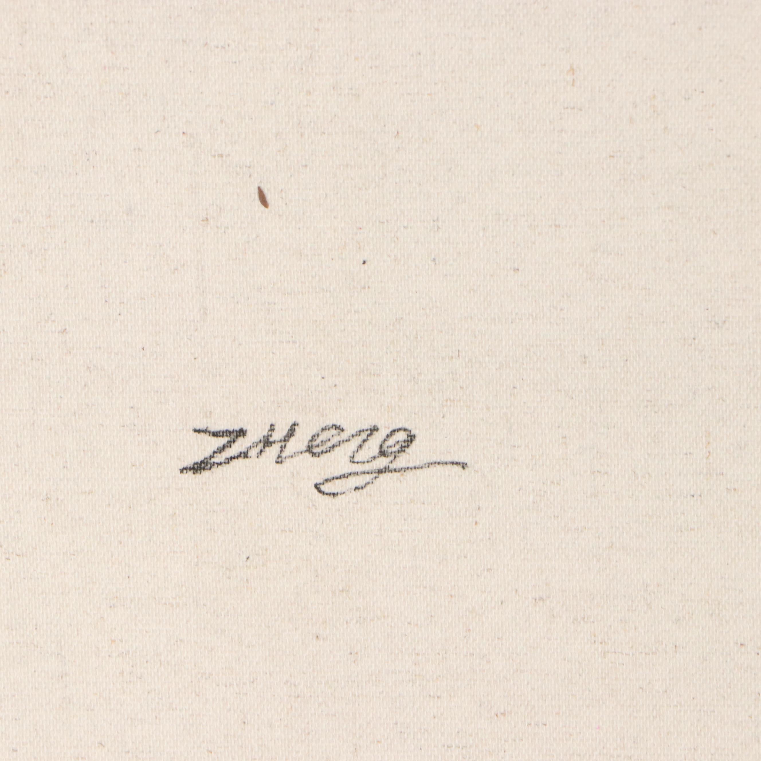 Zheng Abstract Oil Painting, 21st Century