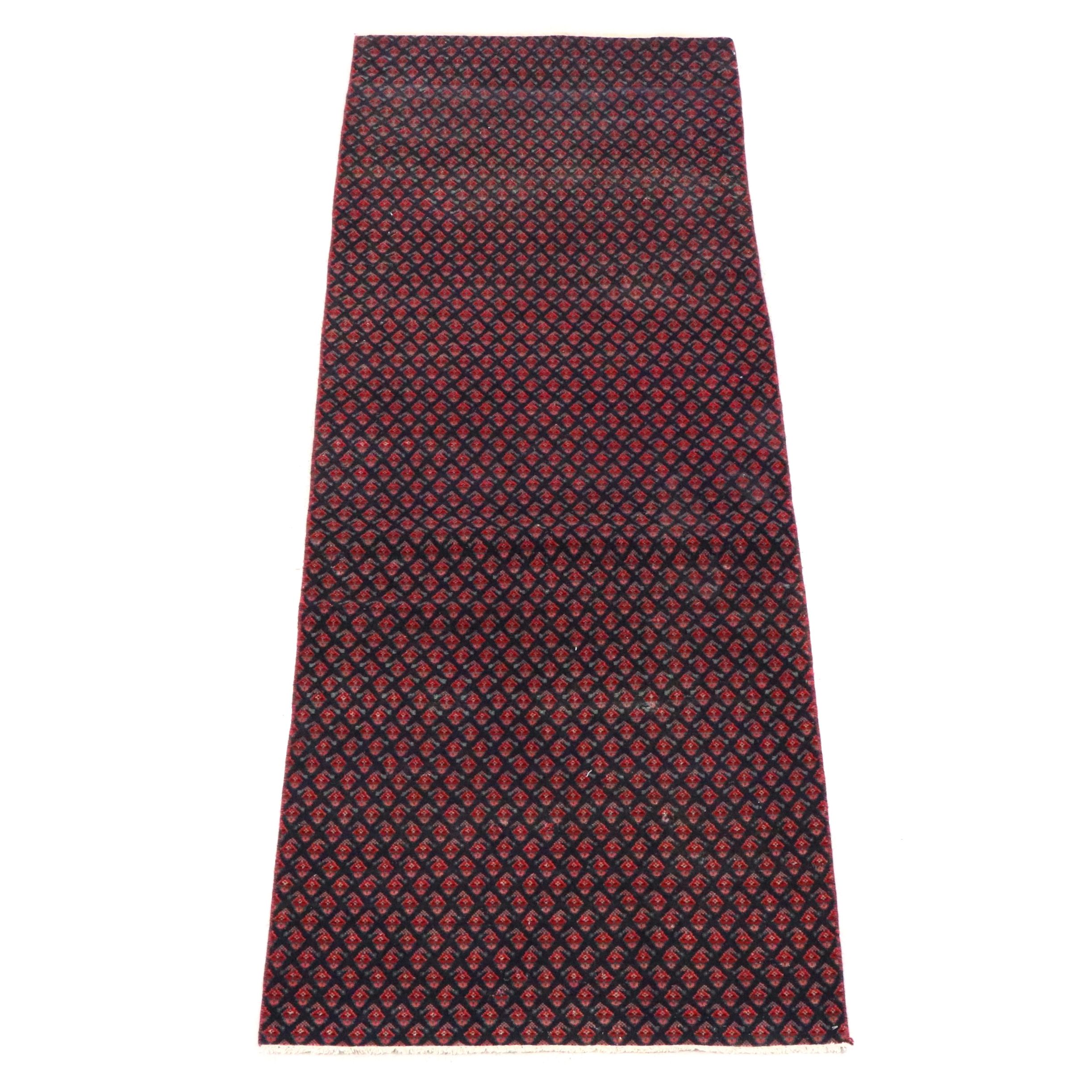 2'10 x 8'5 Hand-Knotted Persian Seraband Carpet Runner