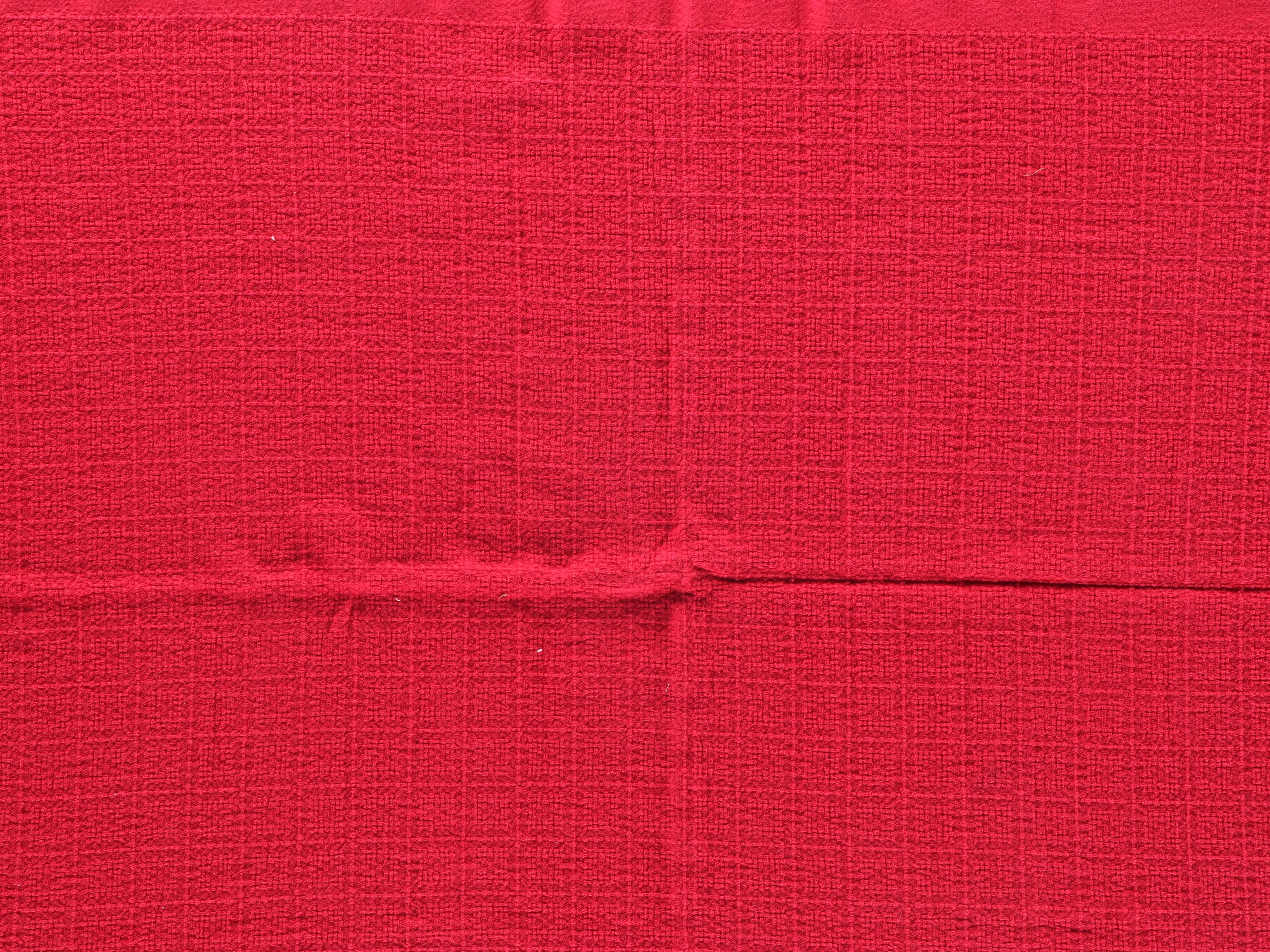 Pine and Rattan Dining Table with Glass Top, 20th Century