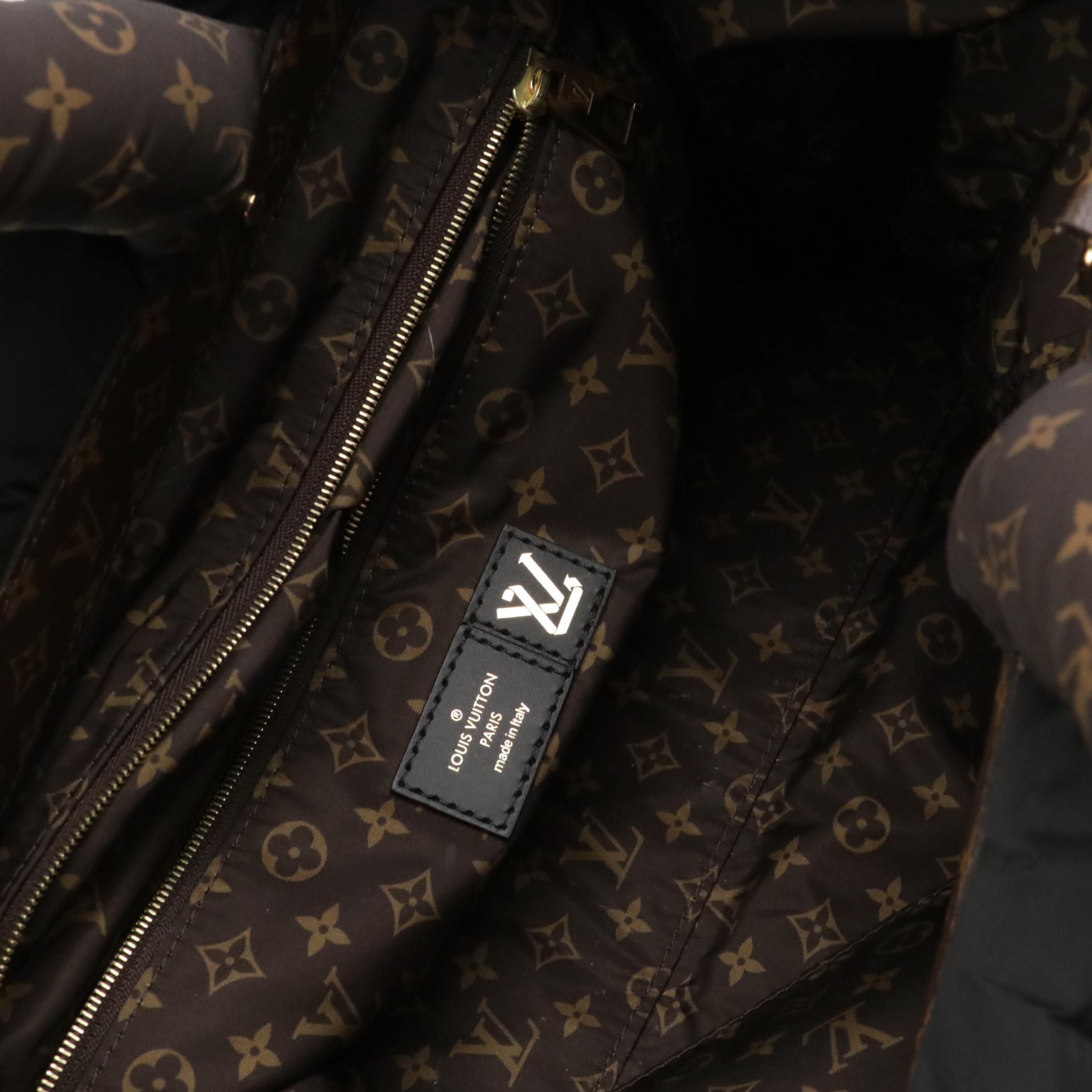 Louis Vuitton Black/Monogram Nylon Pillow Onthego GM Two-Way Tote Bag