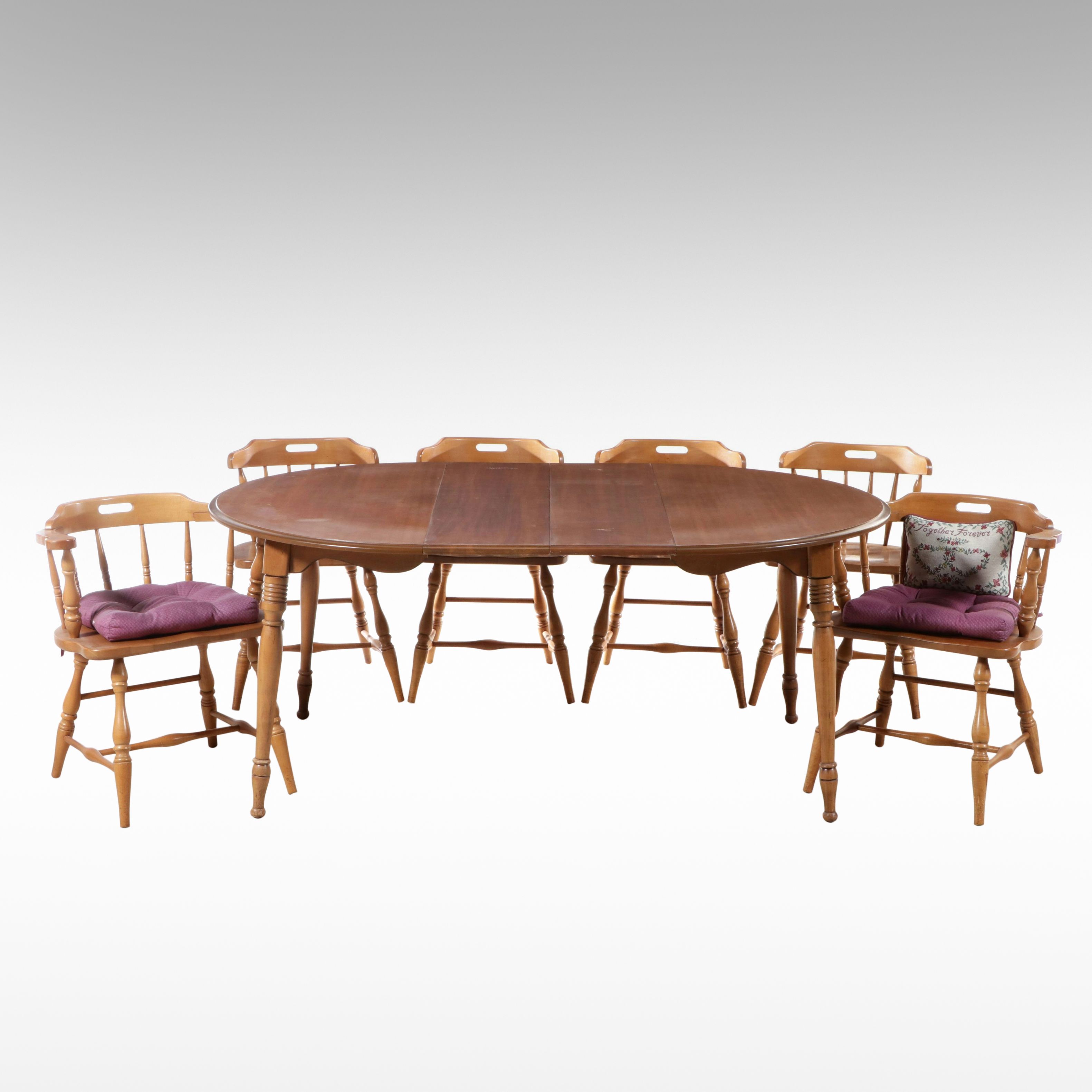 Colonial Style Maple Dining Set