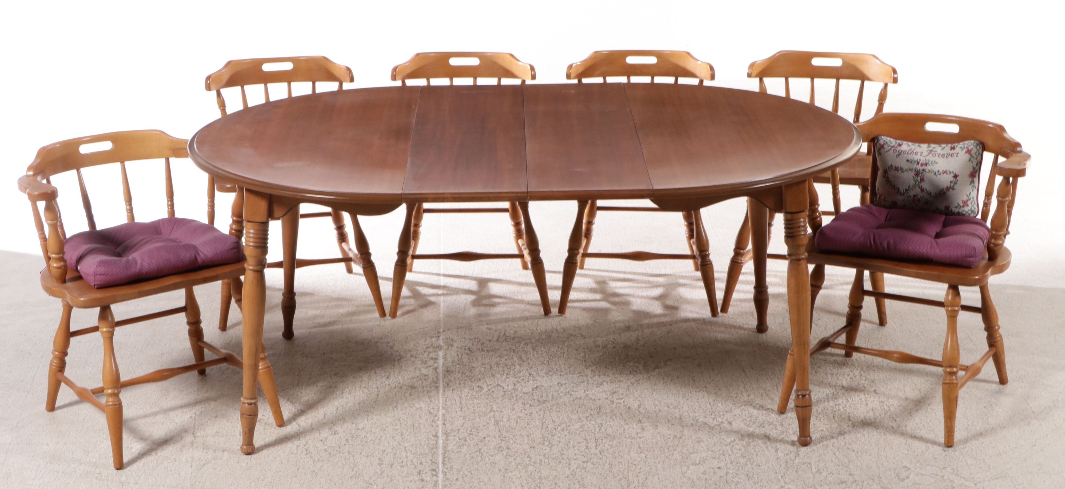 Colonial Style Maple Dining Set