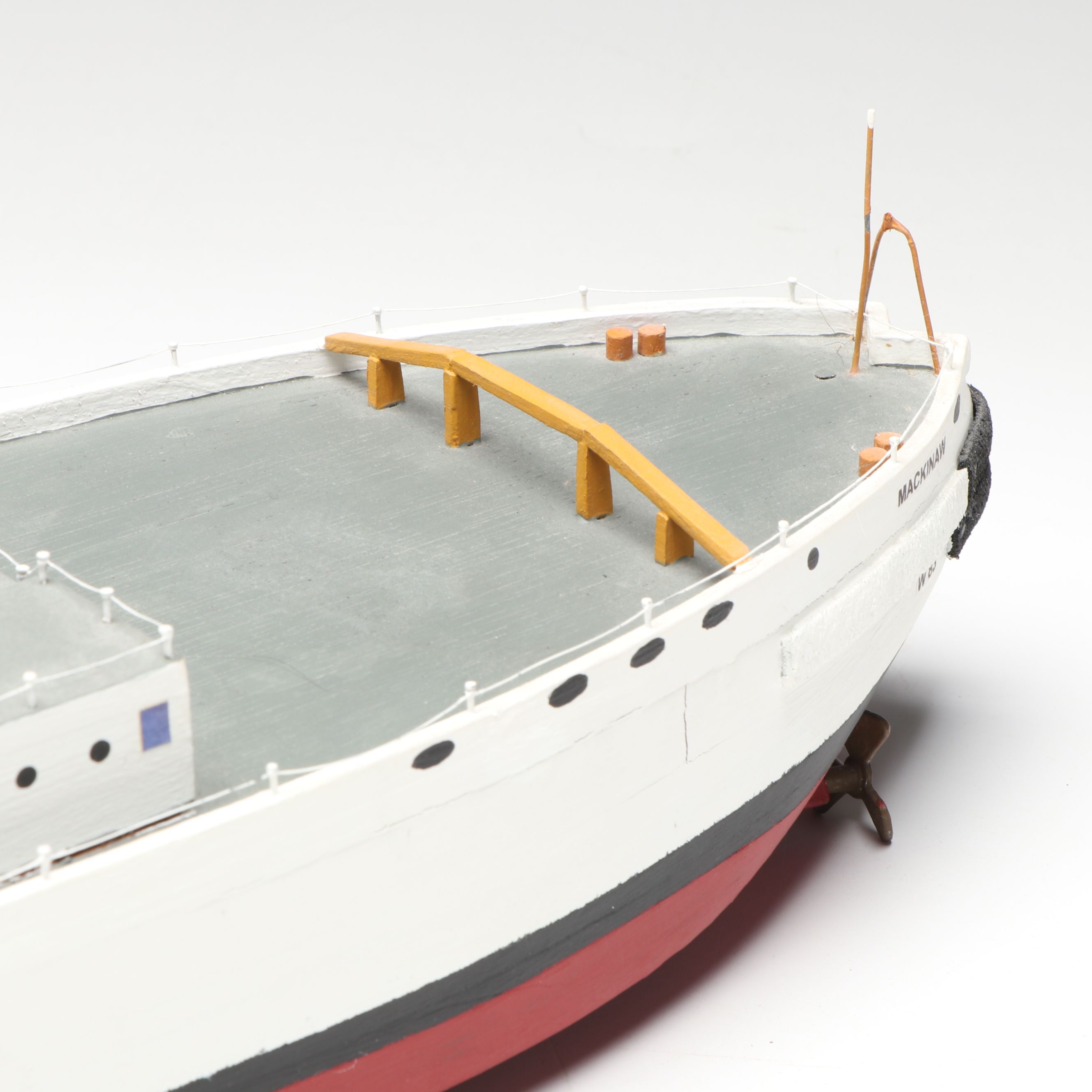 U.S. Coast Guard Handcrafted Wooden Ship