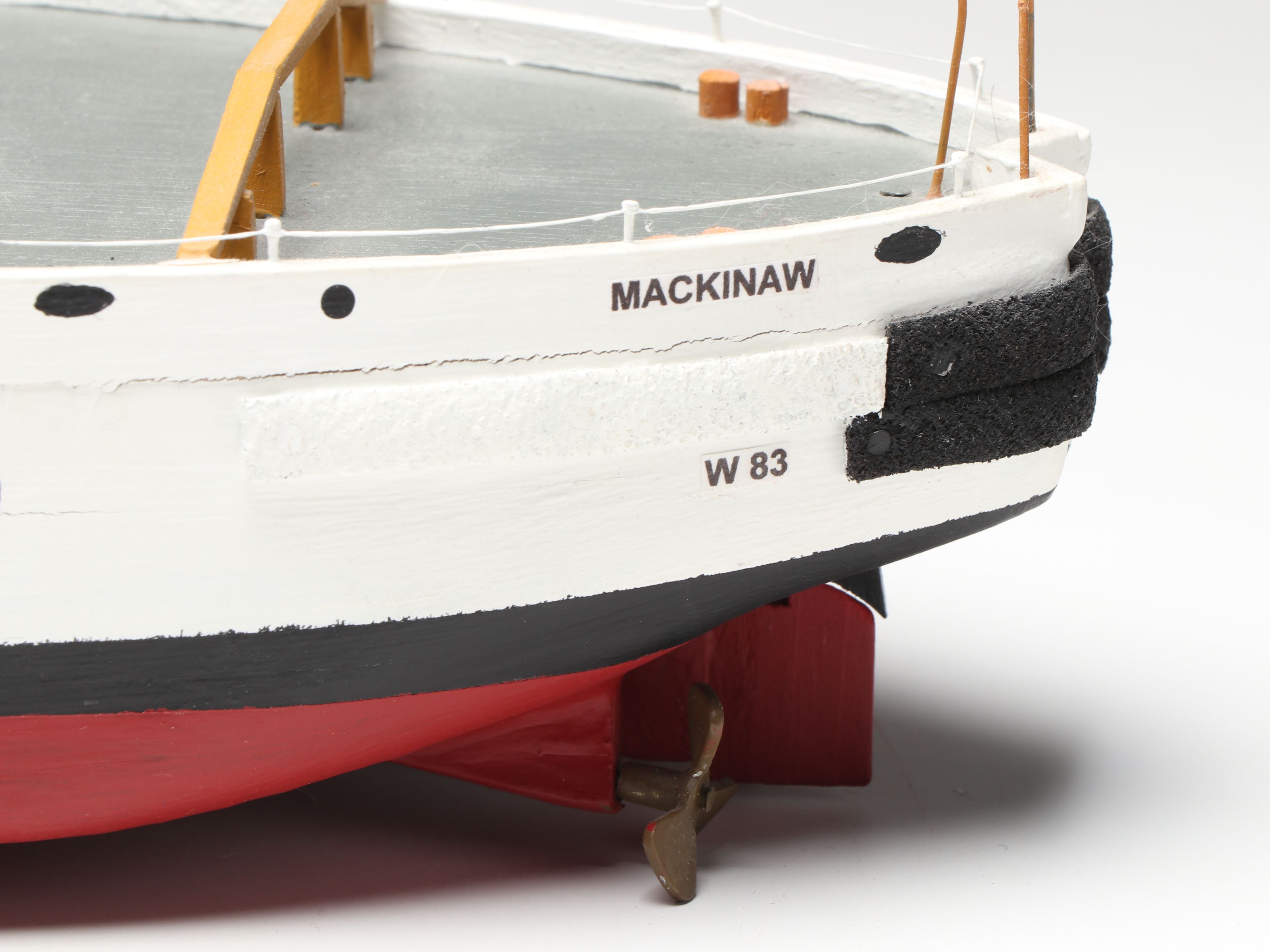 U.S. Coast Guard Handcrafted Wooden Ship