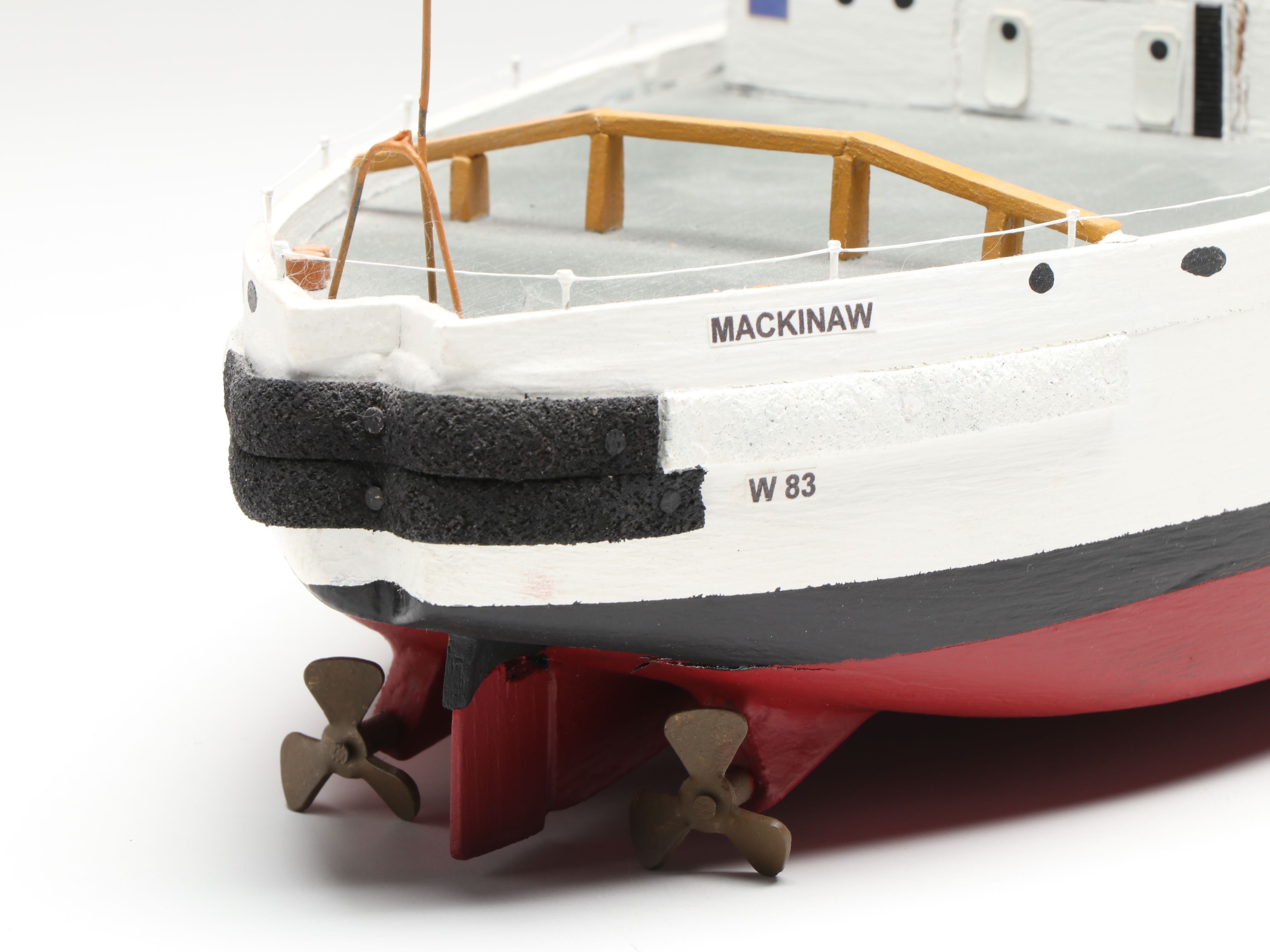 U.S. Coast Guard Handcrafted Wooden Ship