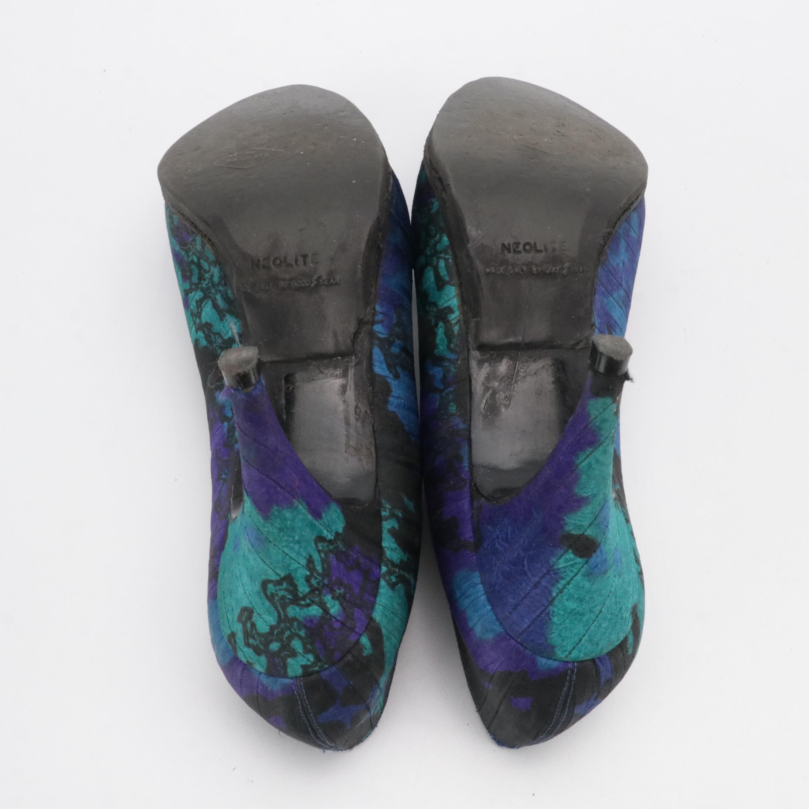 Stuart Weitzman for Mr. Seymour Vintage Satin Bow Pumps in Box