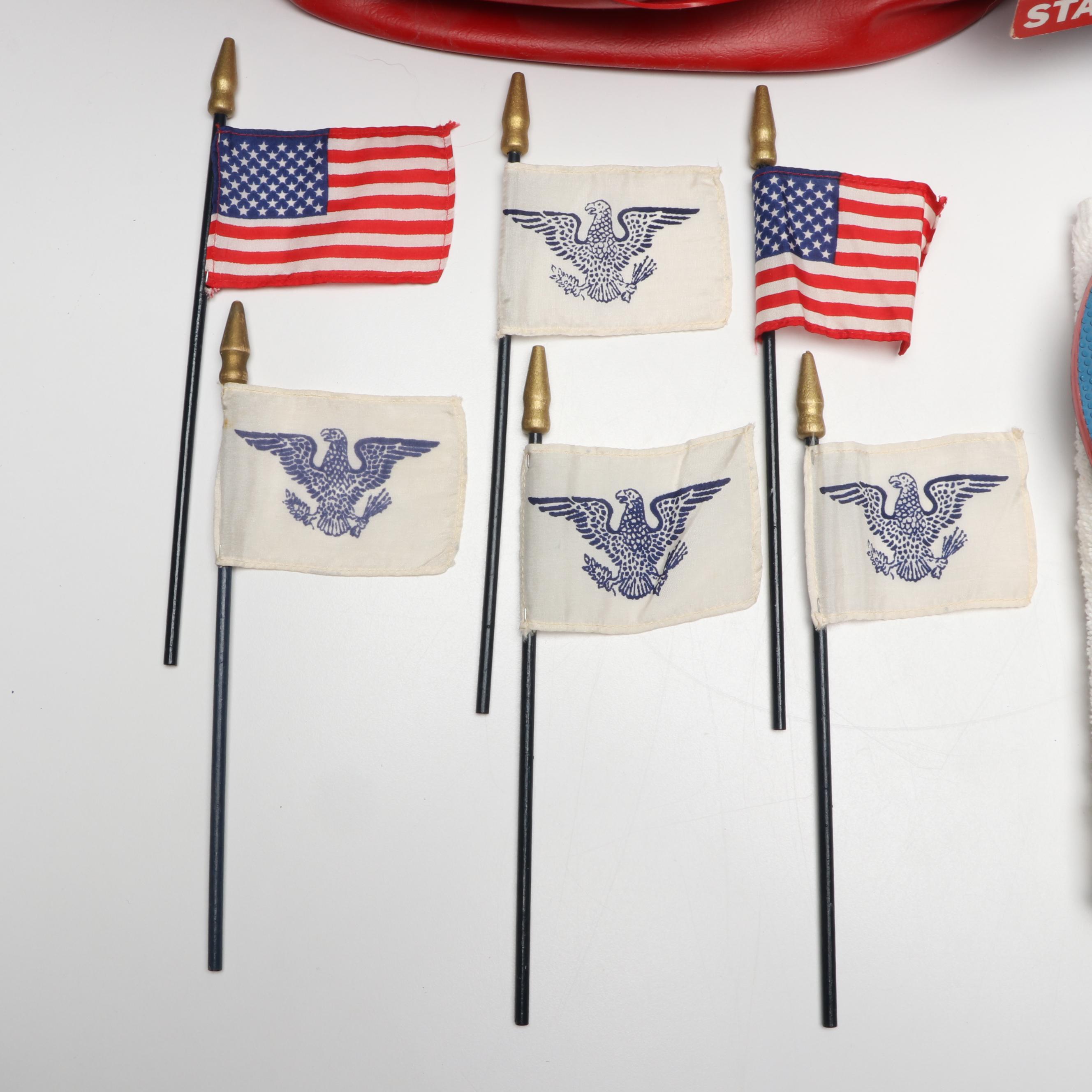 S.S. United States Tote, Flags, Paddle and More, Mid to Late 20th Century