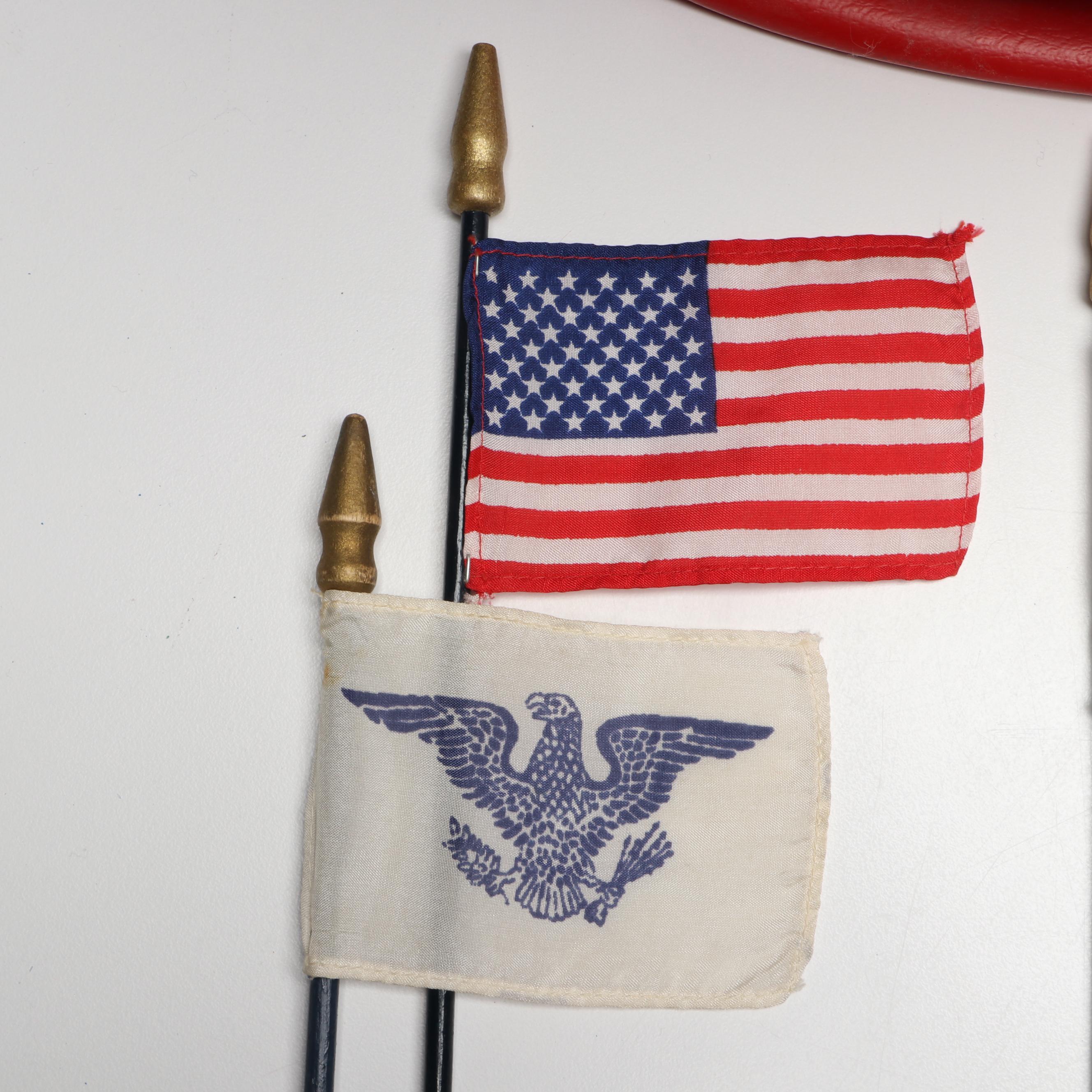 S.S. United States Tote, Flags, Paddle and More, Mid to Late 20th Century