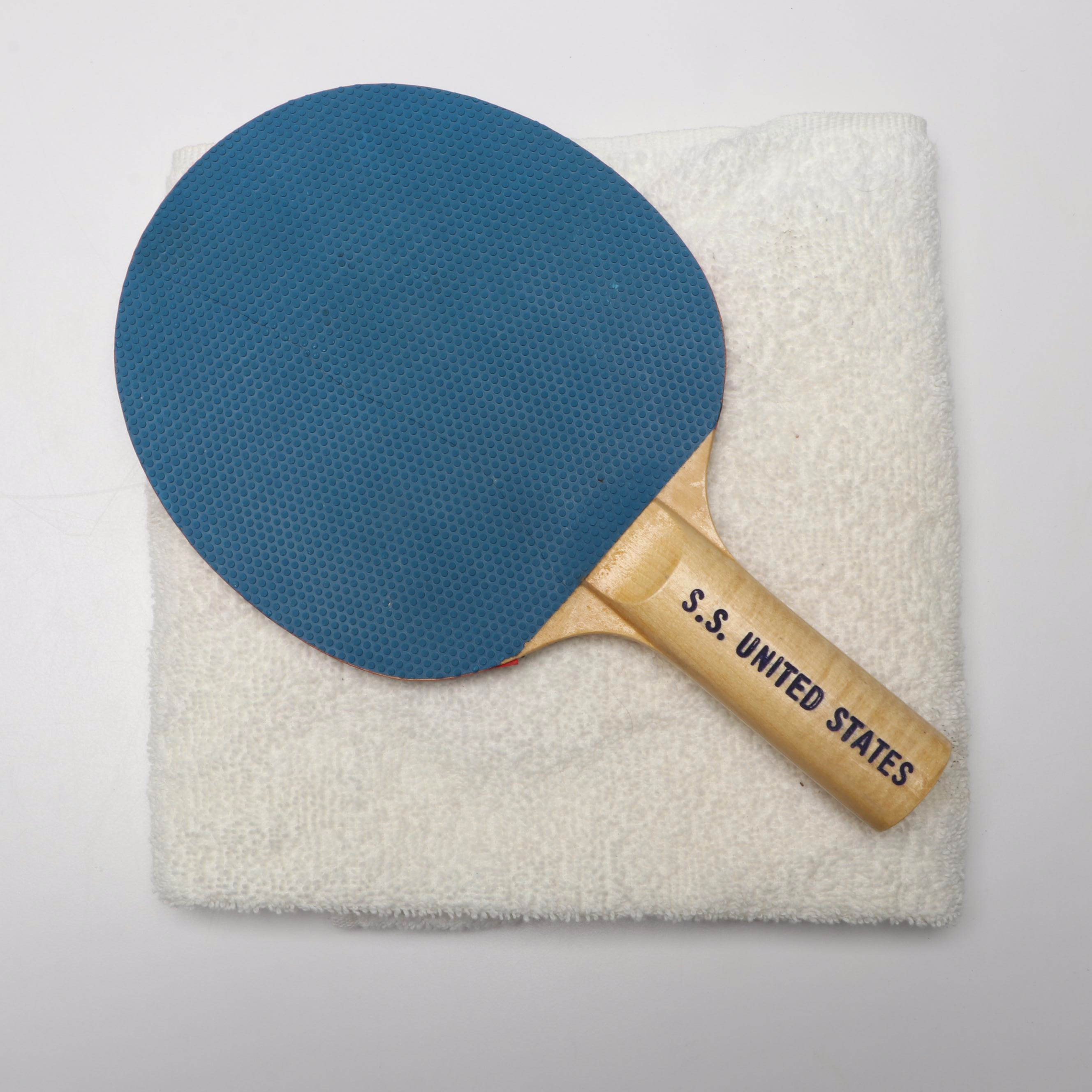 S.S. United States Tote, Flags, Paddle and More, Mid to Late 20th Century