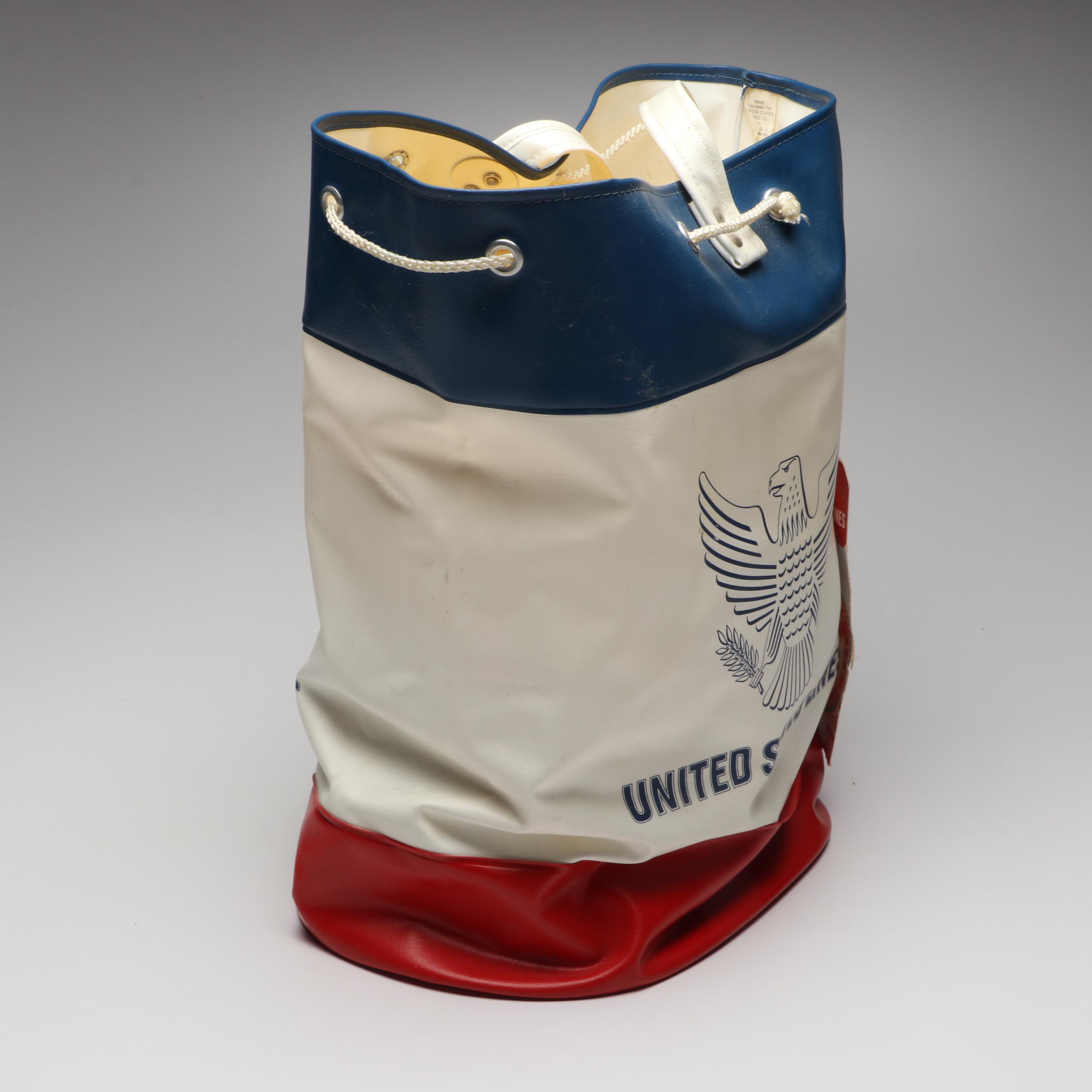 S.S. United States Tote, Flags, Paddle and More, Mid to Late 20th Century