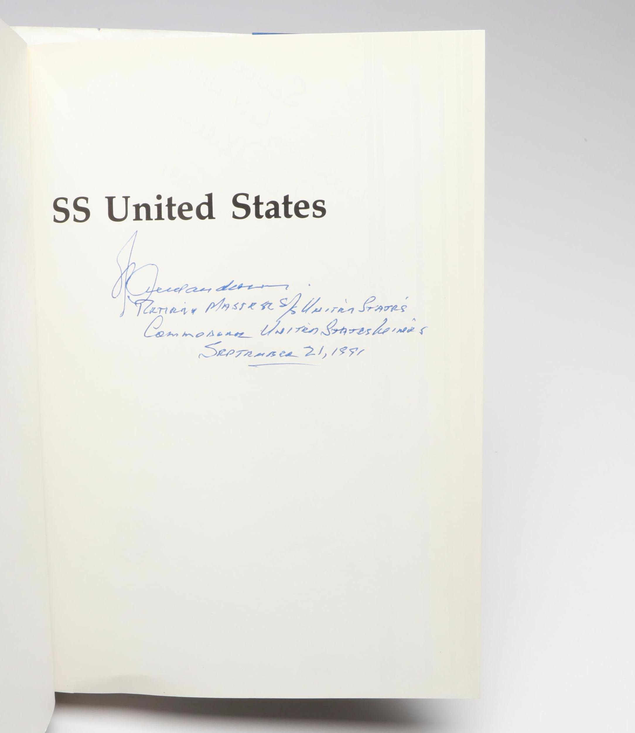 S.S. United States Tote, Flags, Paddle and More, Mid to Late 20th Century