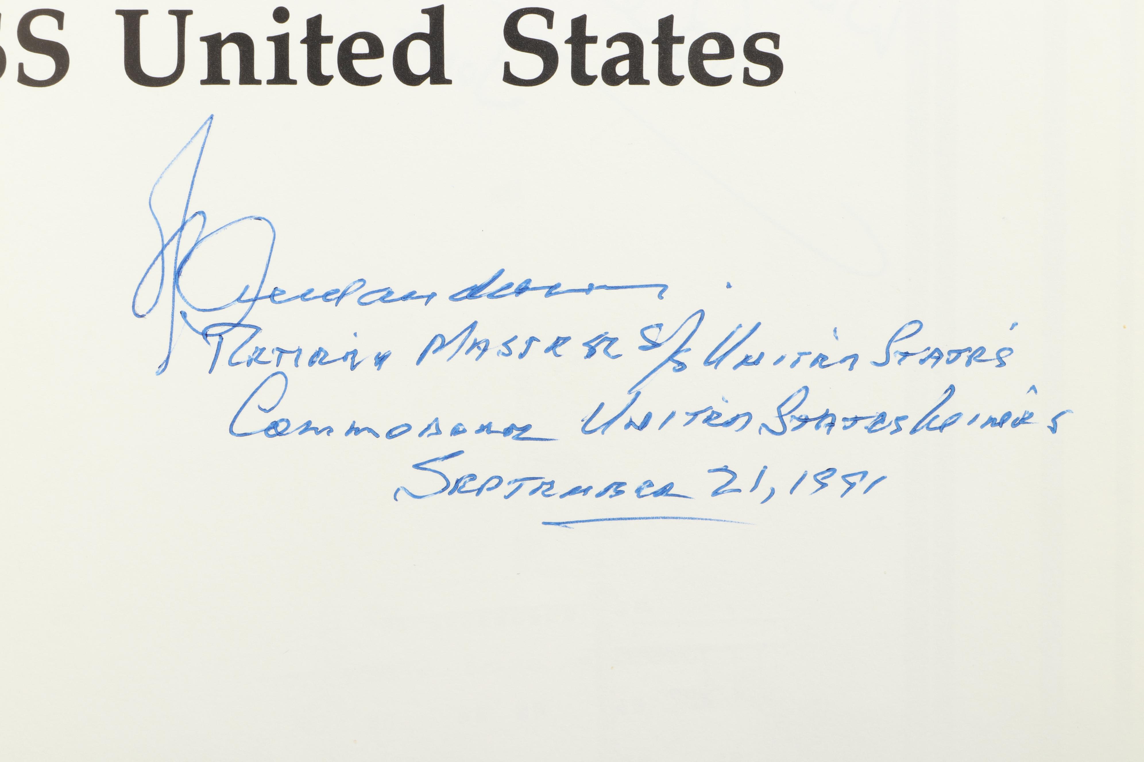 S.S. United States Tote, Flags, Paddle and More, Mid to Late 20th Century