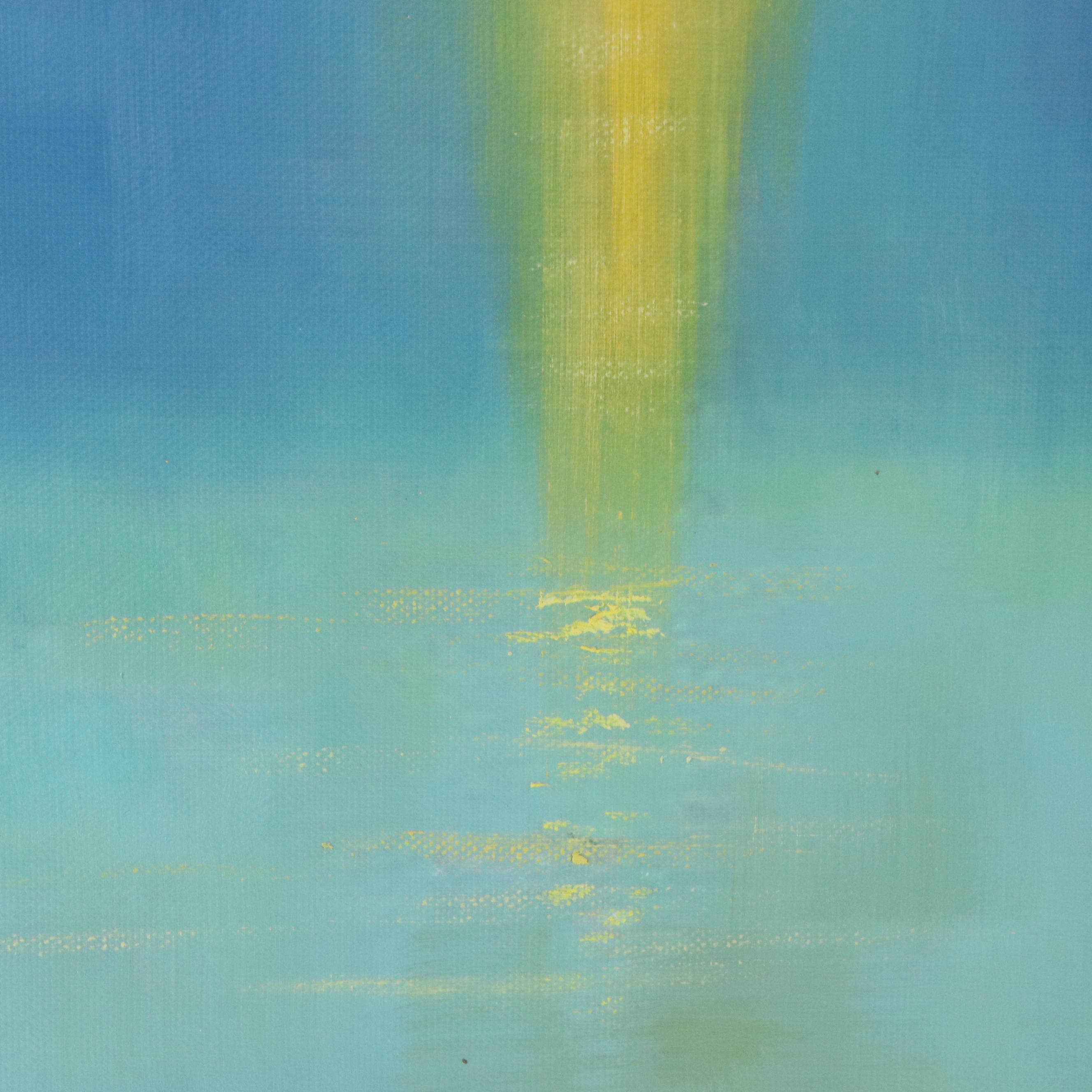 Ziti Stylized Seascape Oil Painting, 21st Century