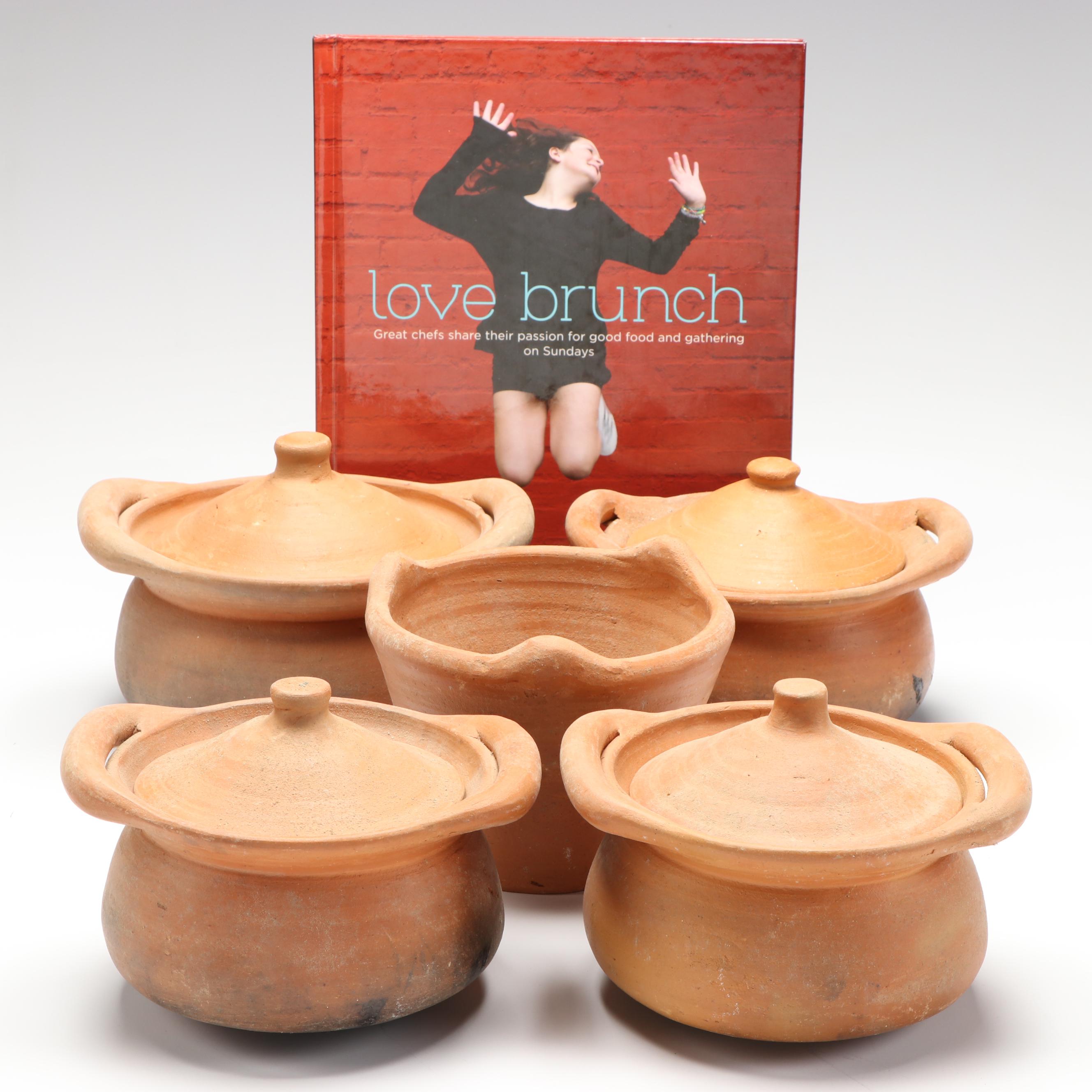 Clay Cooking Cocottes with "Love Brunch" Cookbook