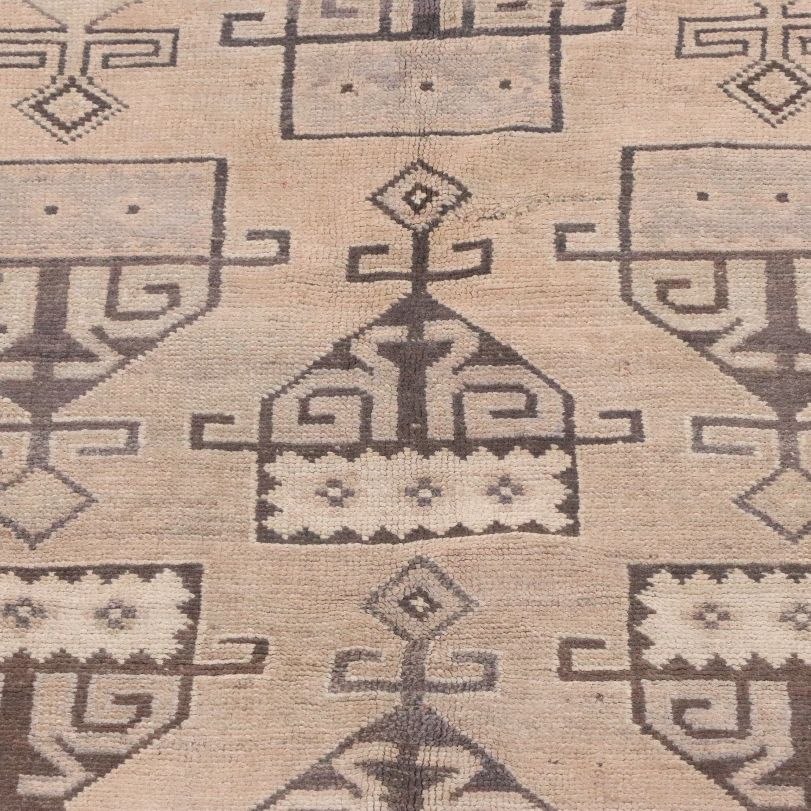 4'10 x 9'1 Hand-Knotted Afghan Tribal Area Rug