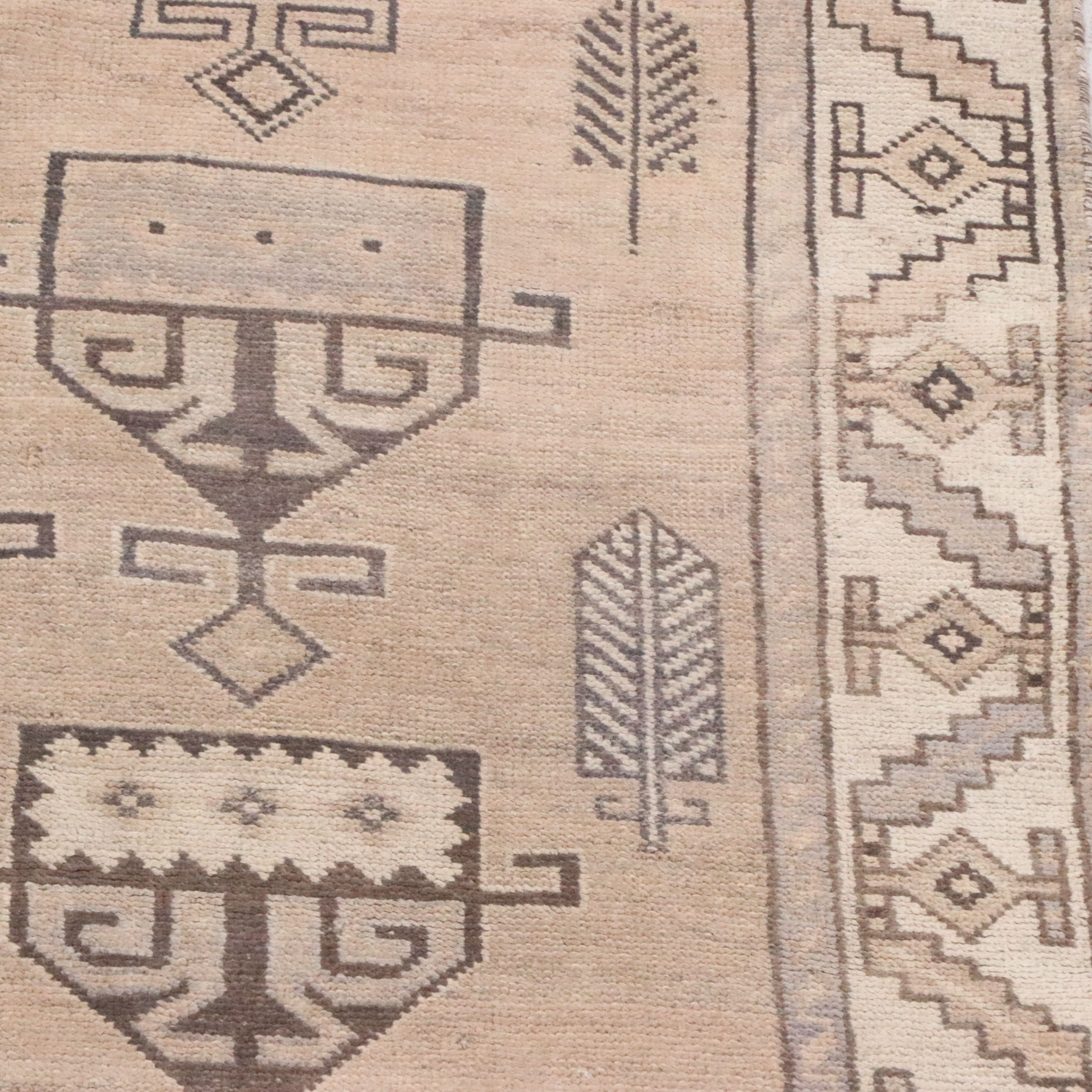 4'10 x 9'1 Hand-Knotted Afghan Tribal Area Rug