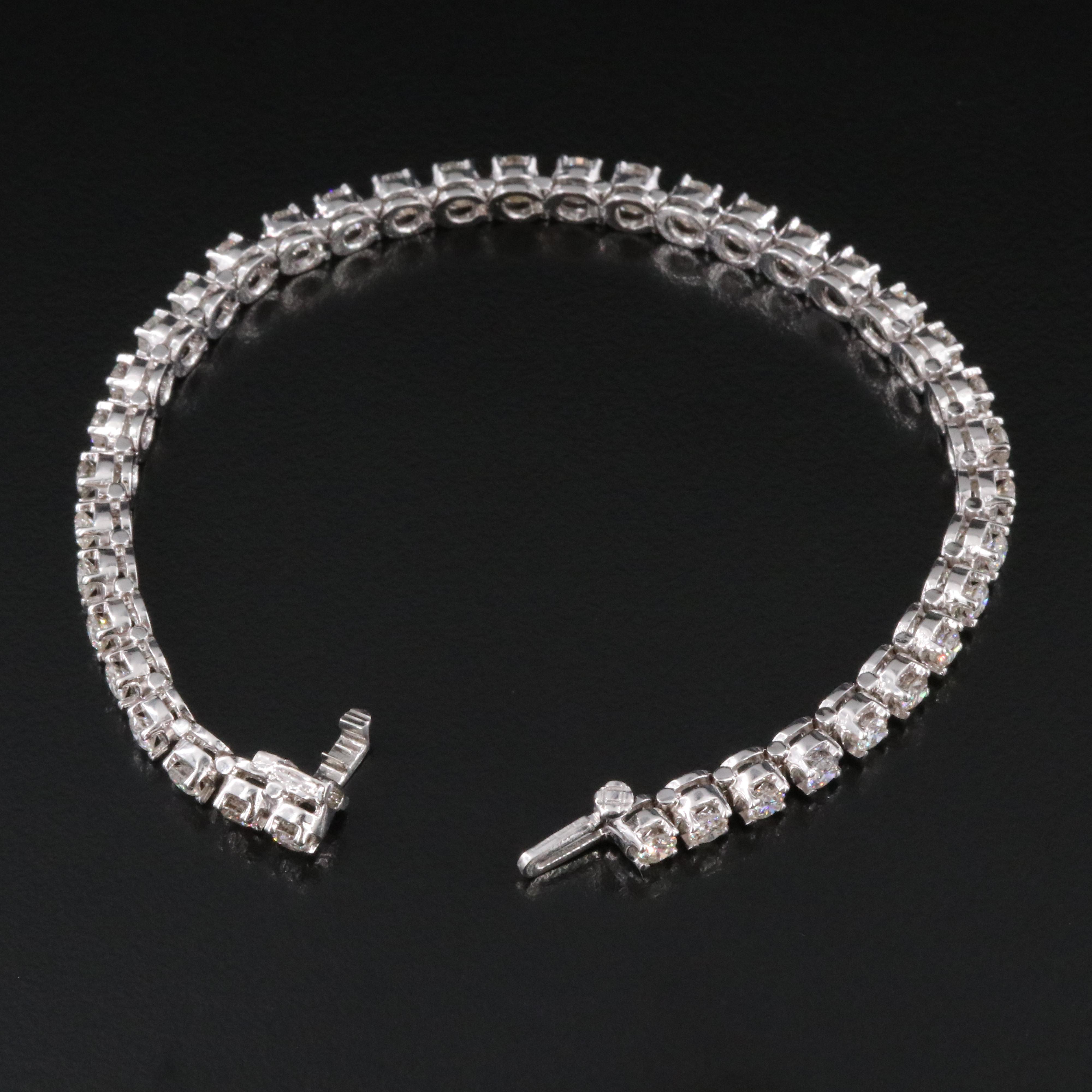14K 4.68 CTW Diamond Line Bracelet