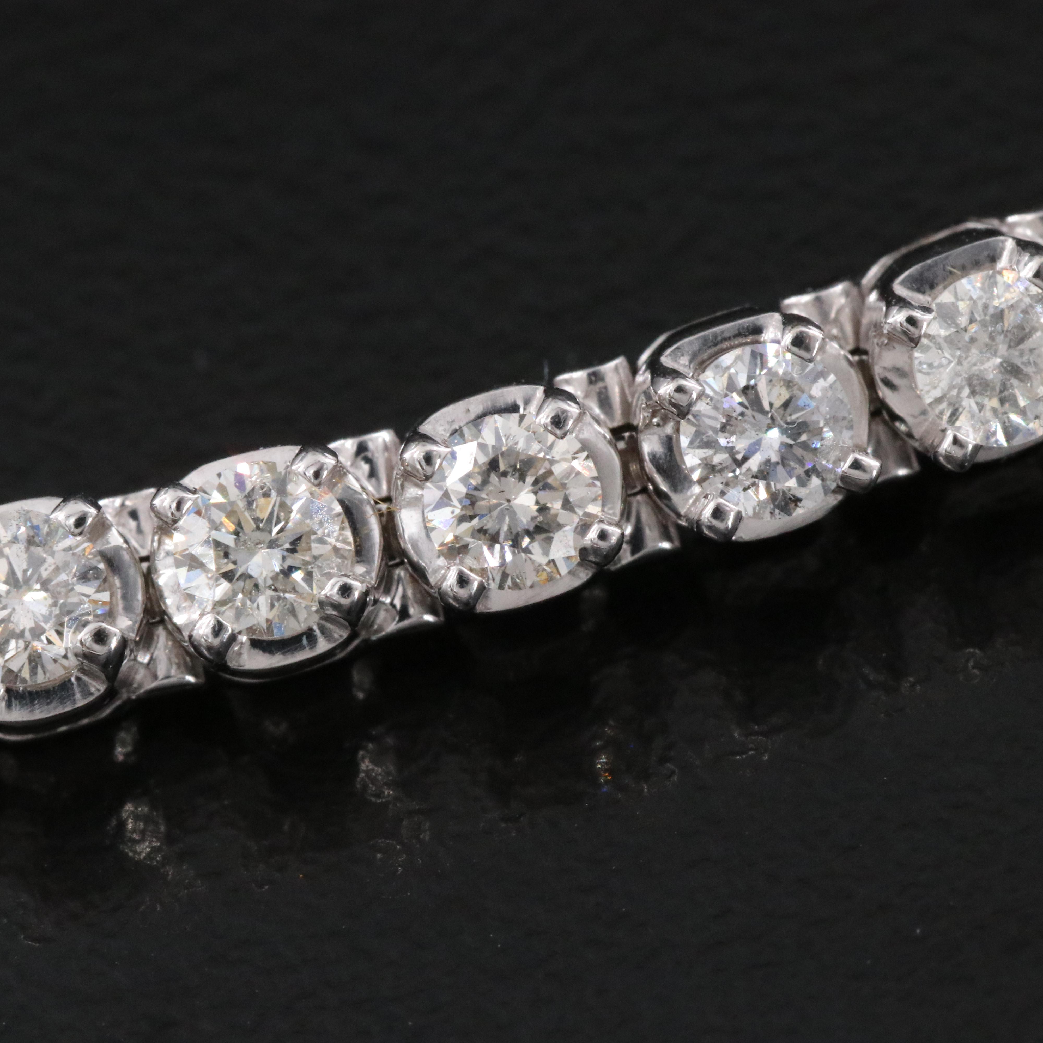 14K 4.68 CTW Diamond Line Bracelet