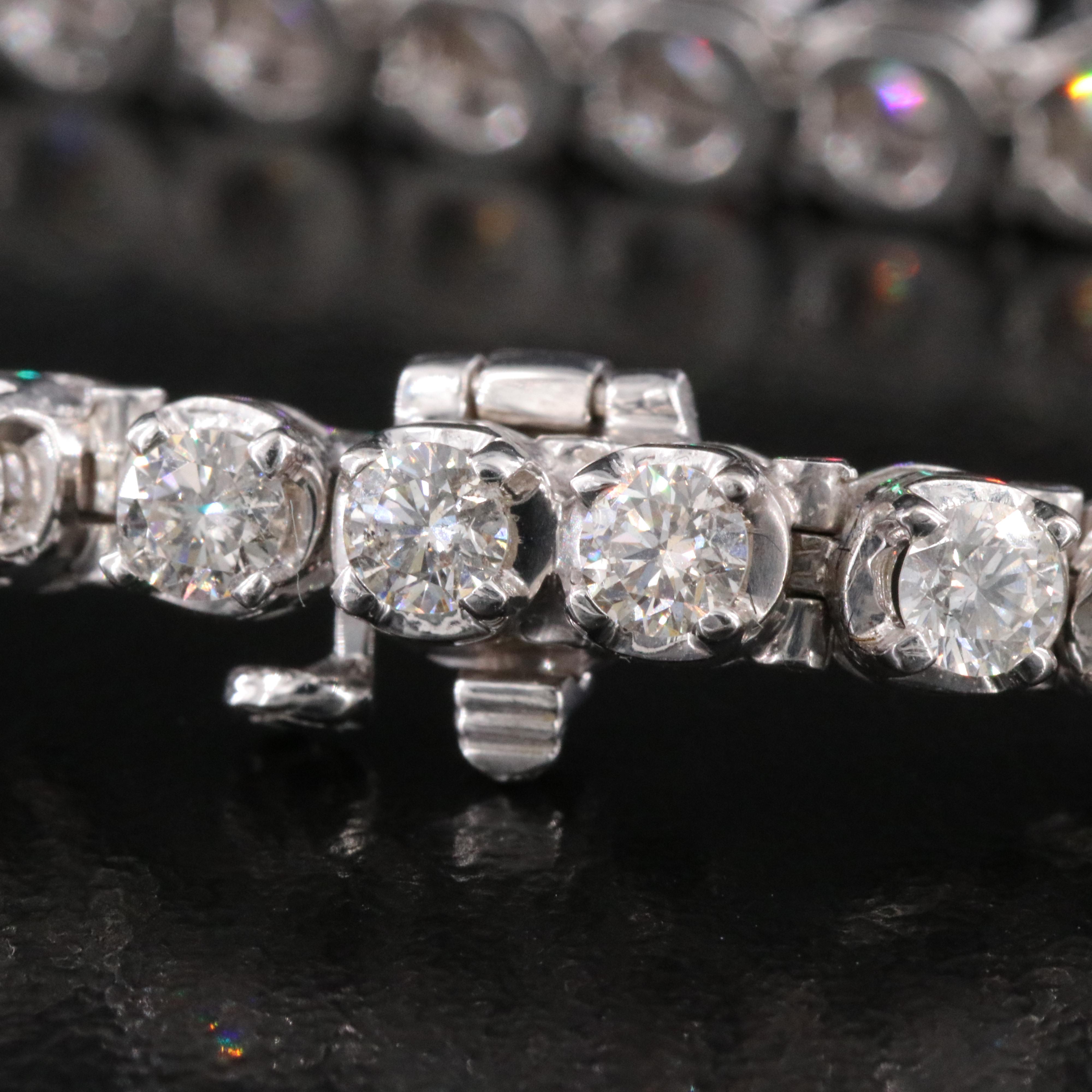 14K 4.68 CTW Diamond Line Bracelet