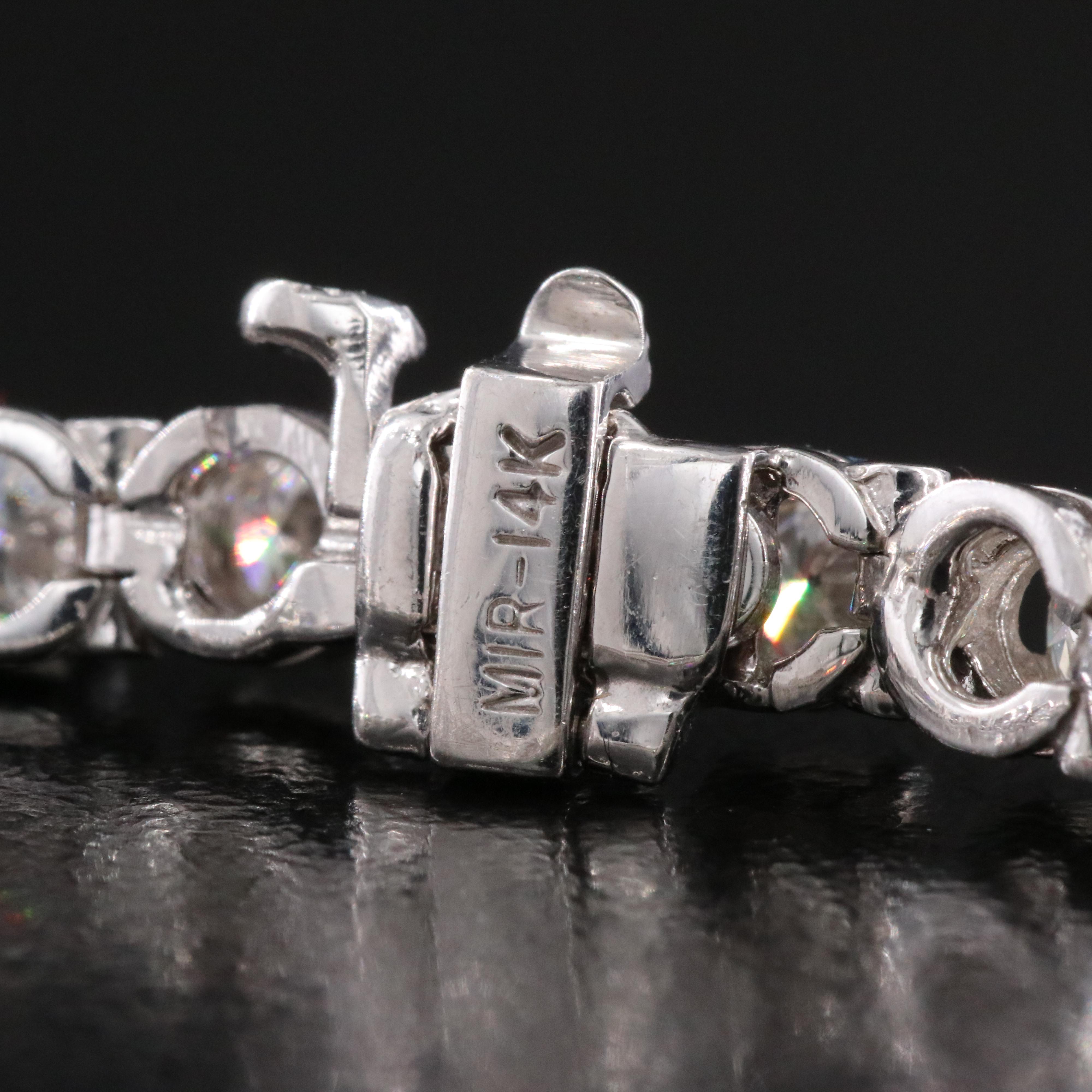 14K 4.68 CTW Diamond Line Bracelet