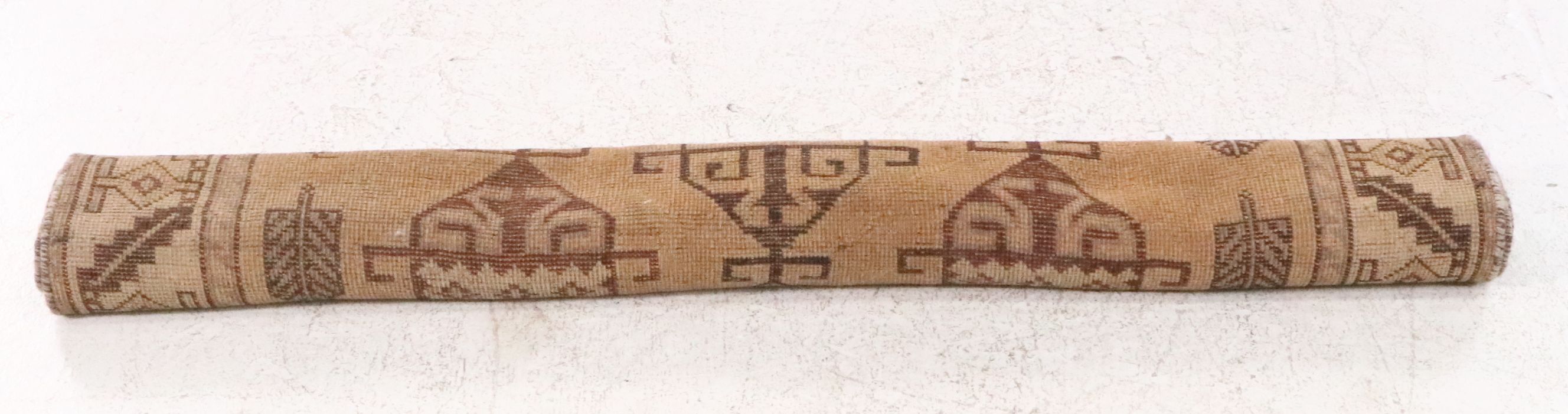 4'10 x 9'1 Hand-Knotted Afghan Tribal Area Rug