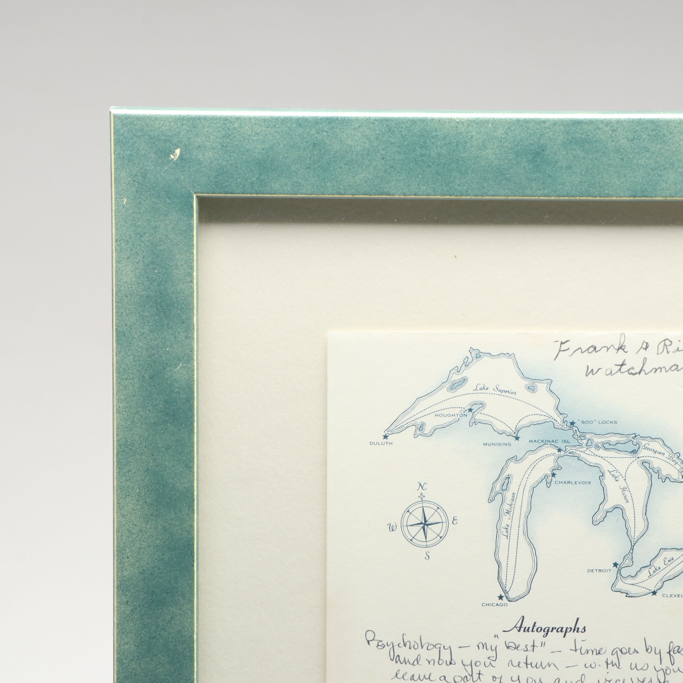 The Georgian Bay Line S.S. South American Dinner Menu, 1962