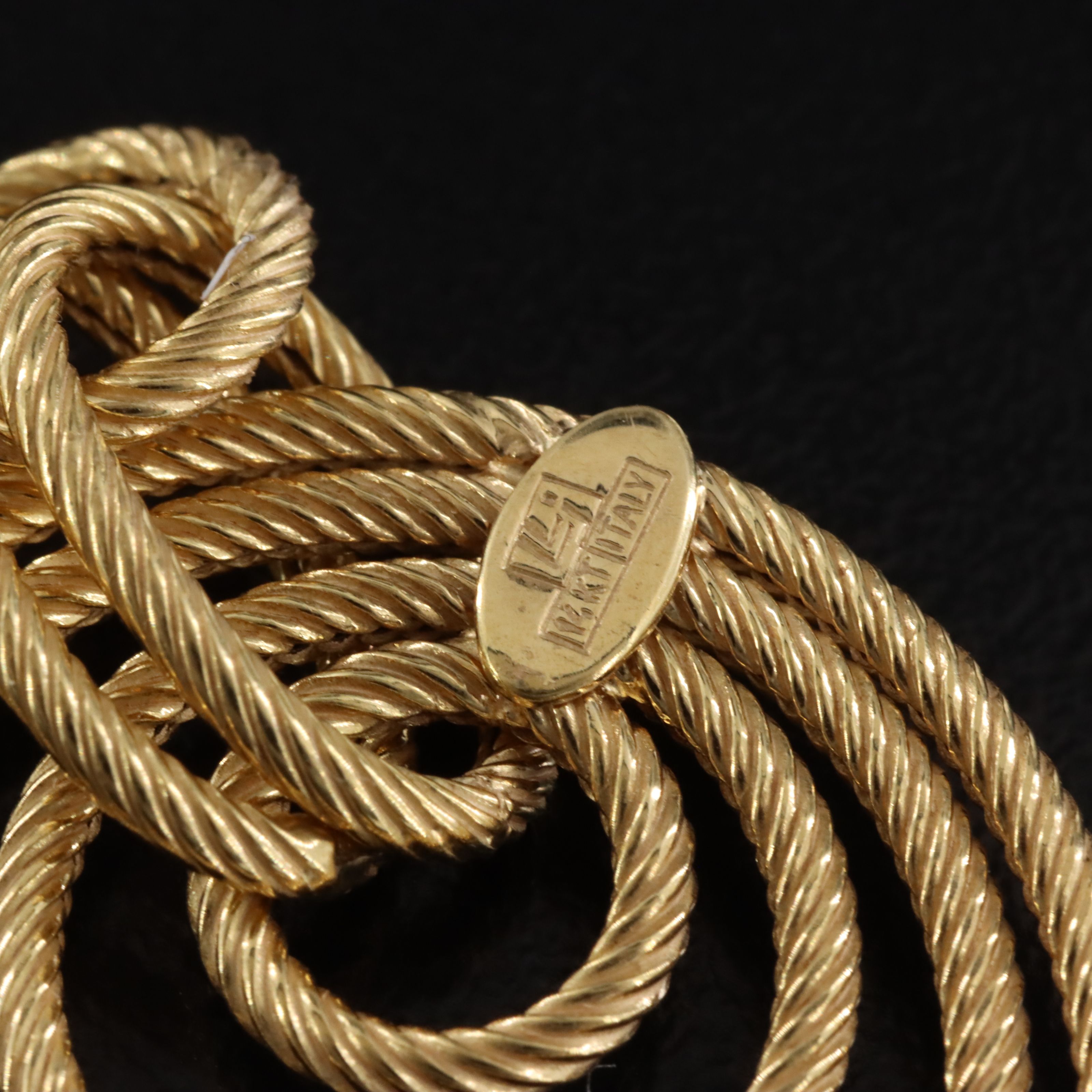 14K Electroformed Concentric Earrings