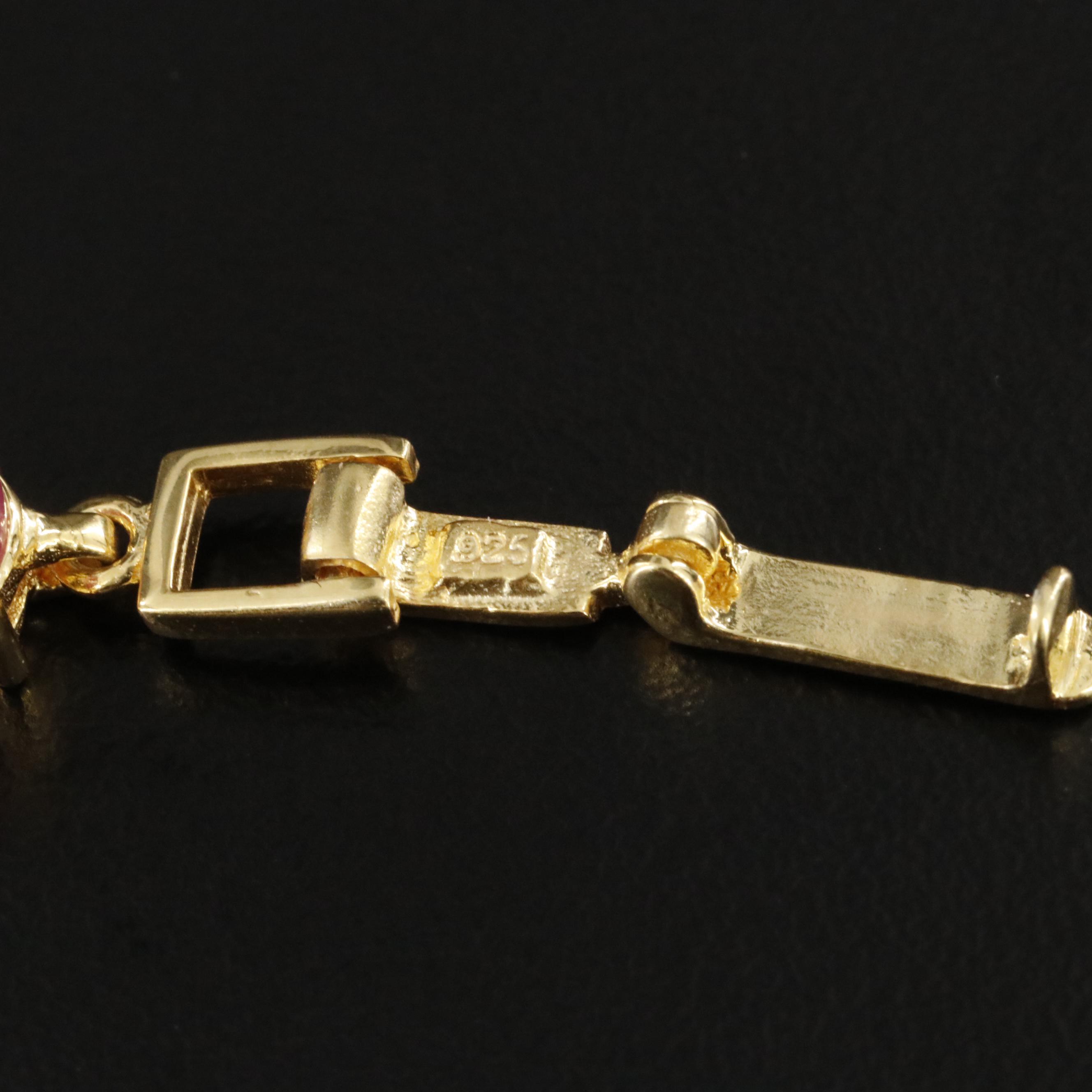 Sterling Ruby Bracelet