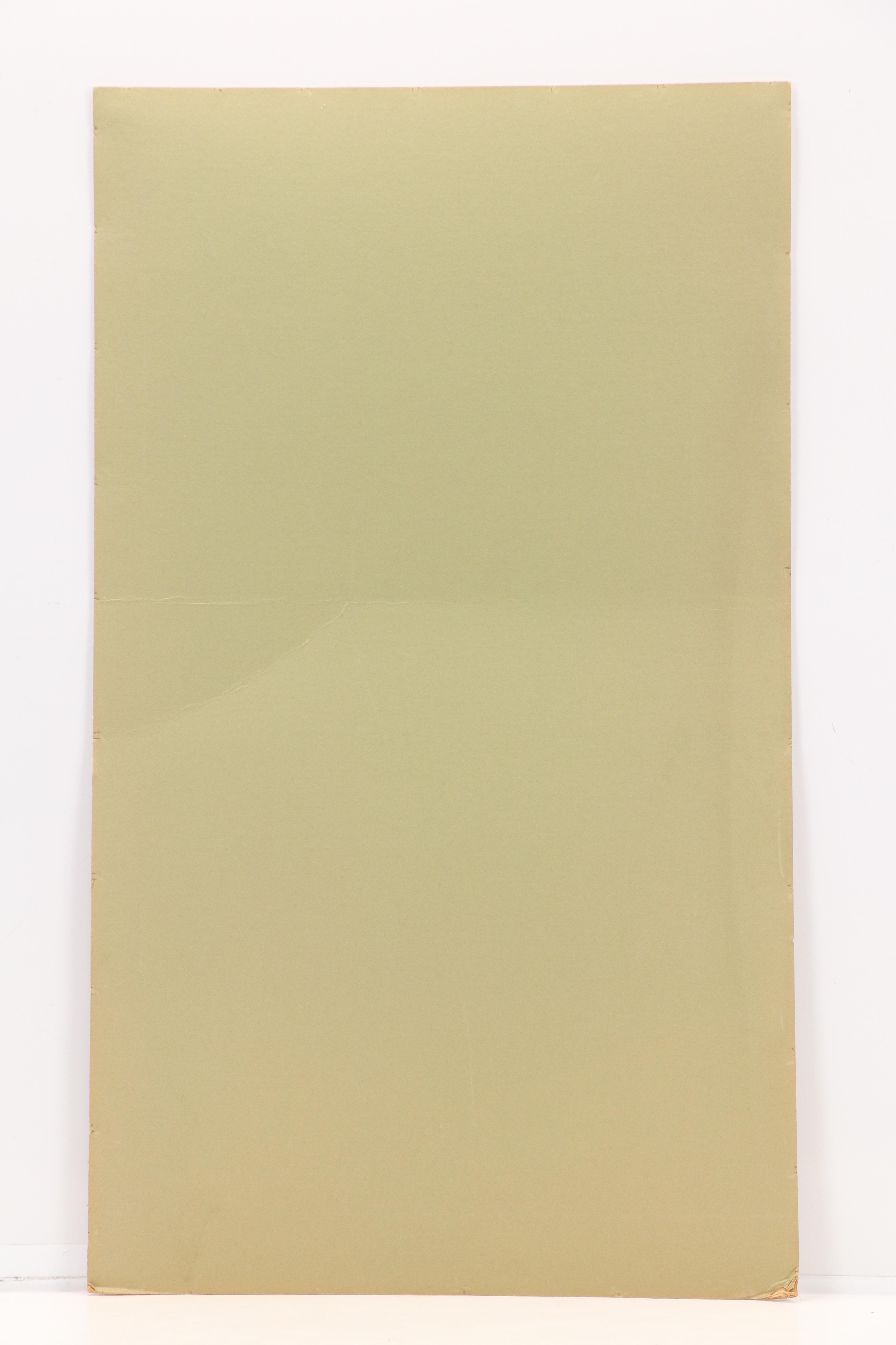 Chinese Watercolor Painting of Flowers and Dragonfly, Mid-20th Century